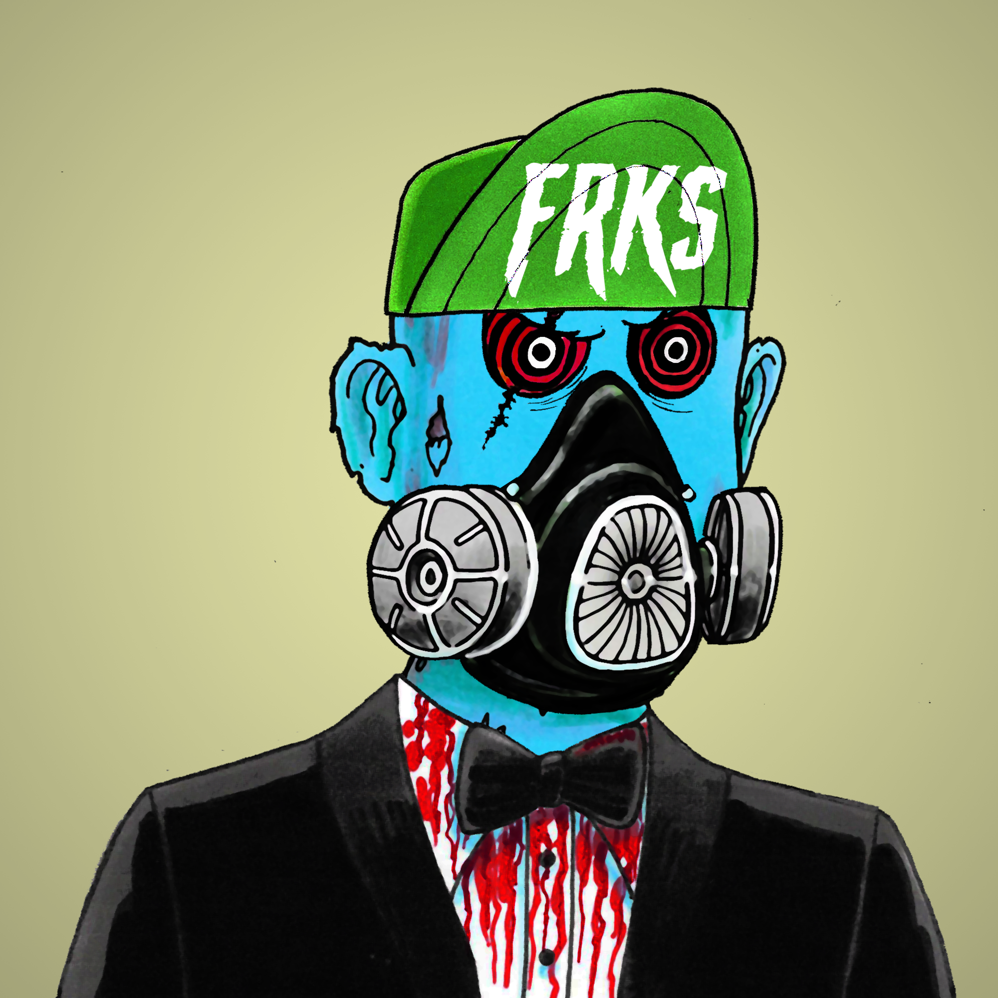 George Trosley - Jungle Freaks - Jungle Freak 1717 - NFT # 1717