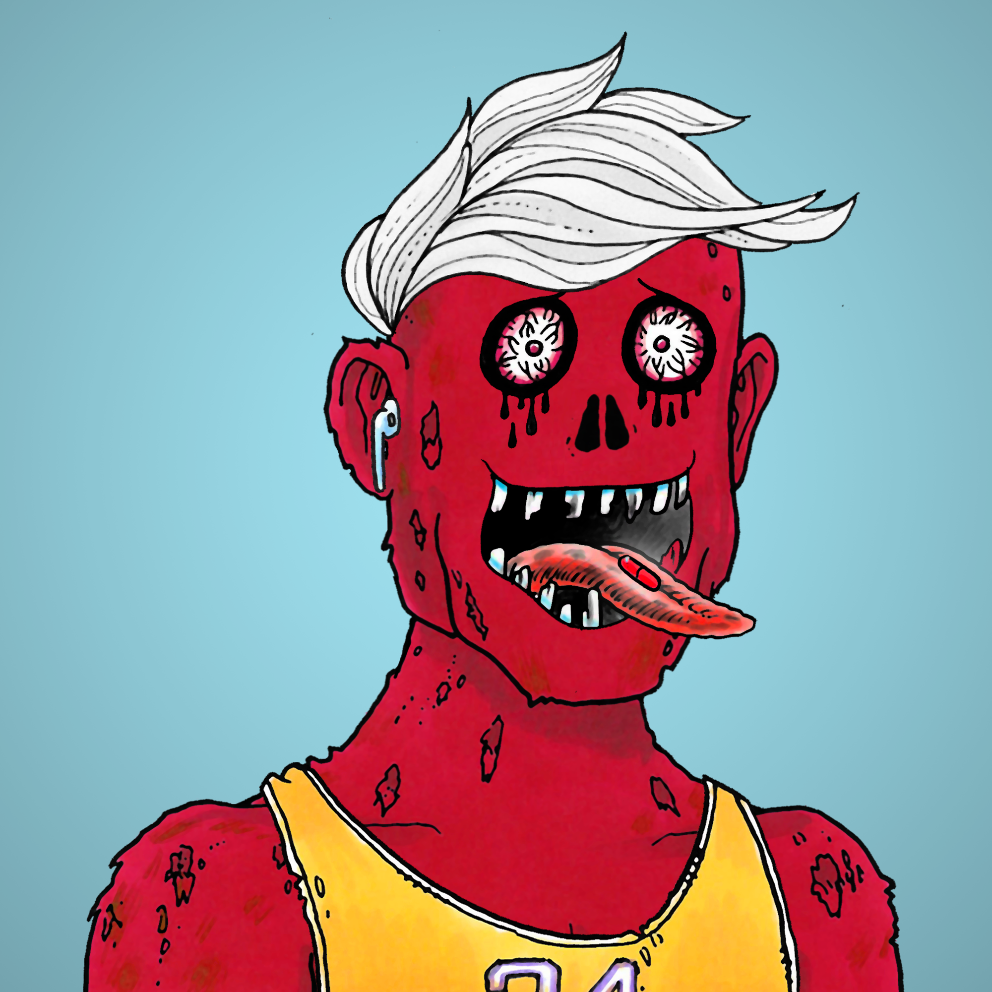 George Trosley - Jungle Freaks - Jungle Freak 1718 - NFT # 1718