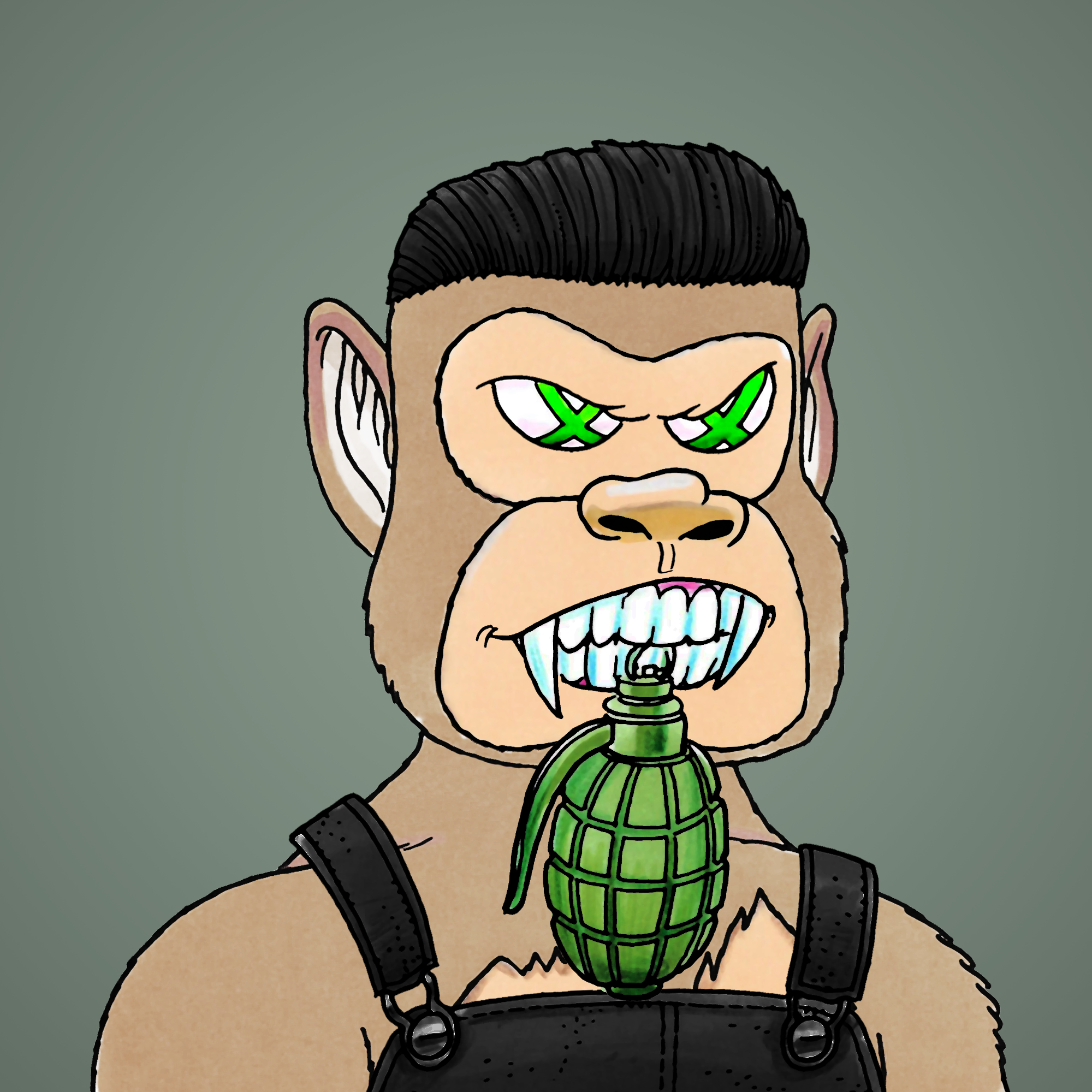 George Trosley - Jungle Freaks - Jungle Freak 172 - NFT # 172