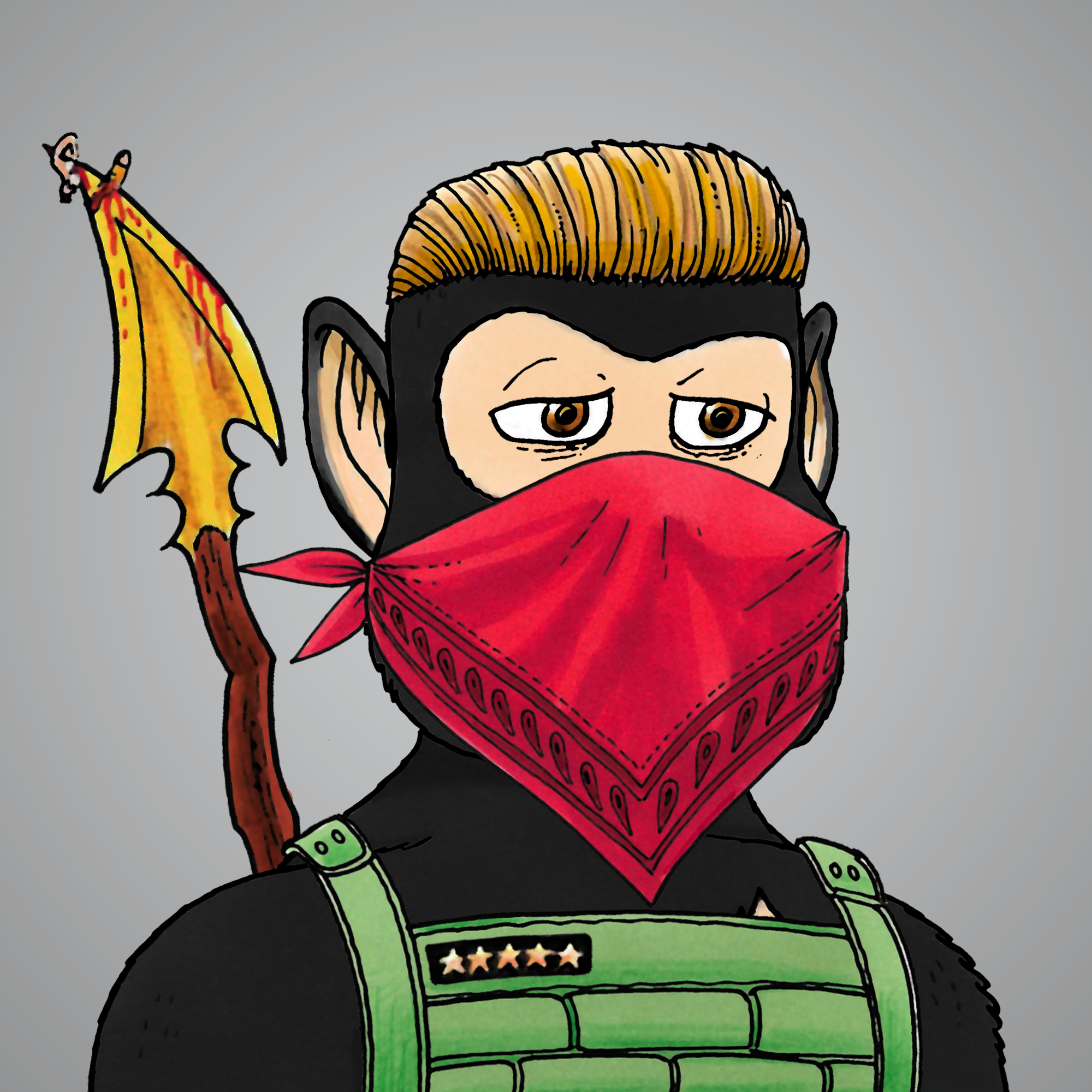 George Trosley - Jungle Freaks - Jungle Freak 1723 - NFT # 1723