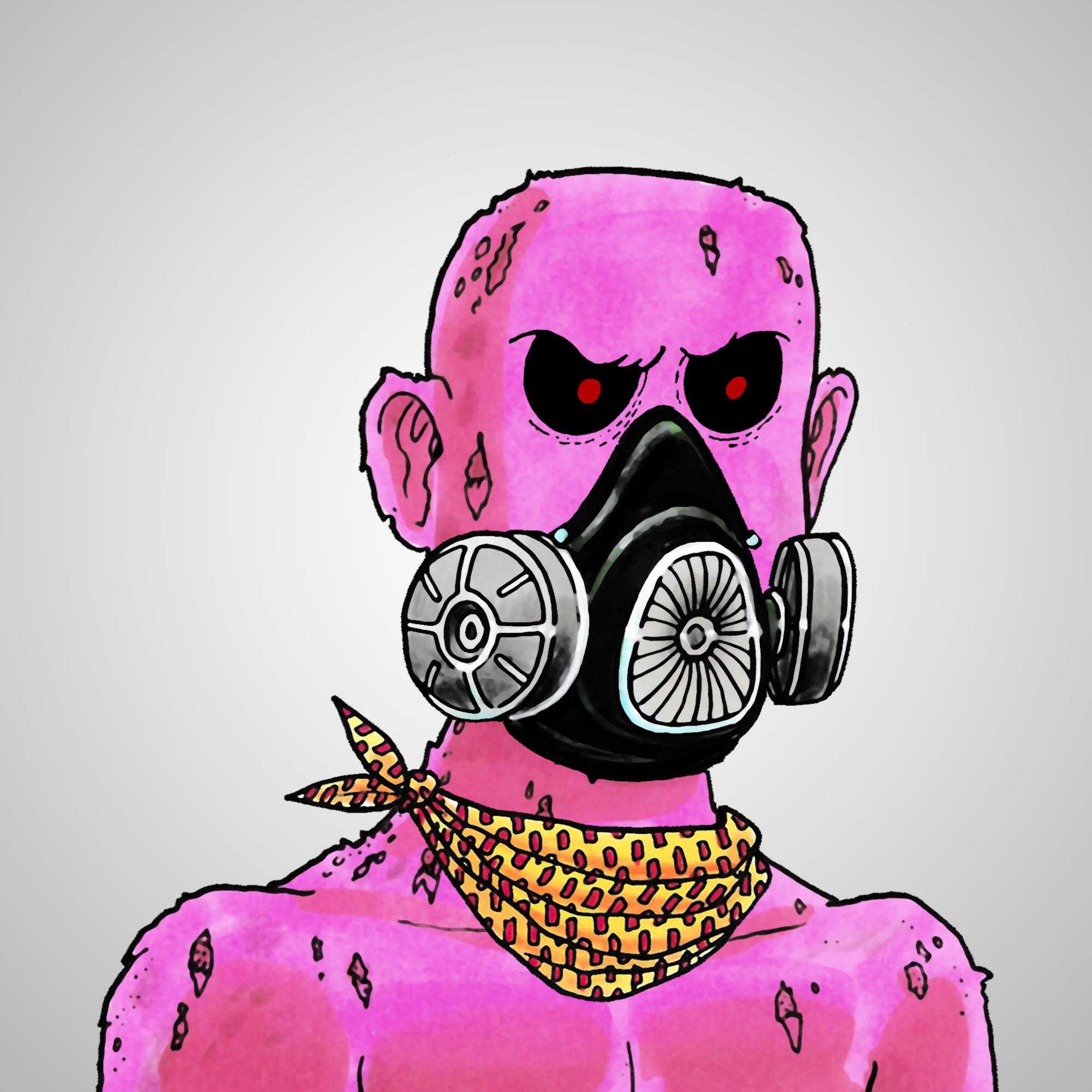 George Trosley - Jungle Freaks - Jungle Freak 1724 - NFT # 1724