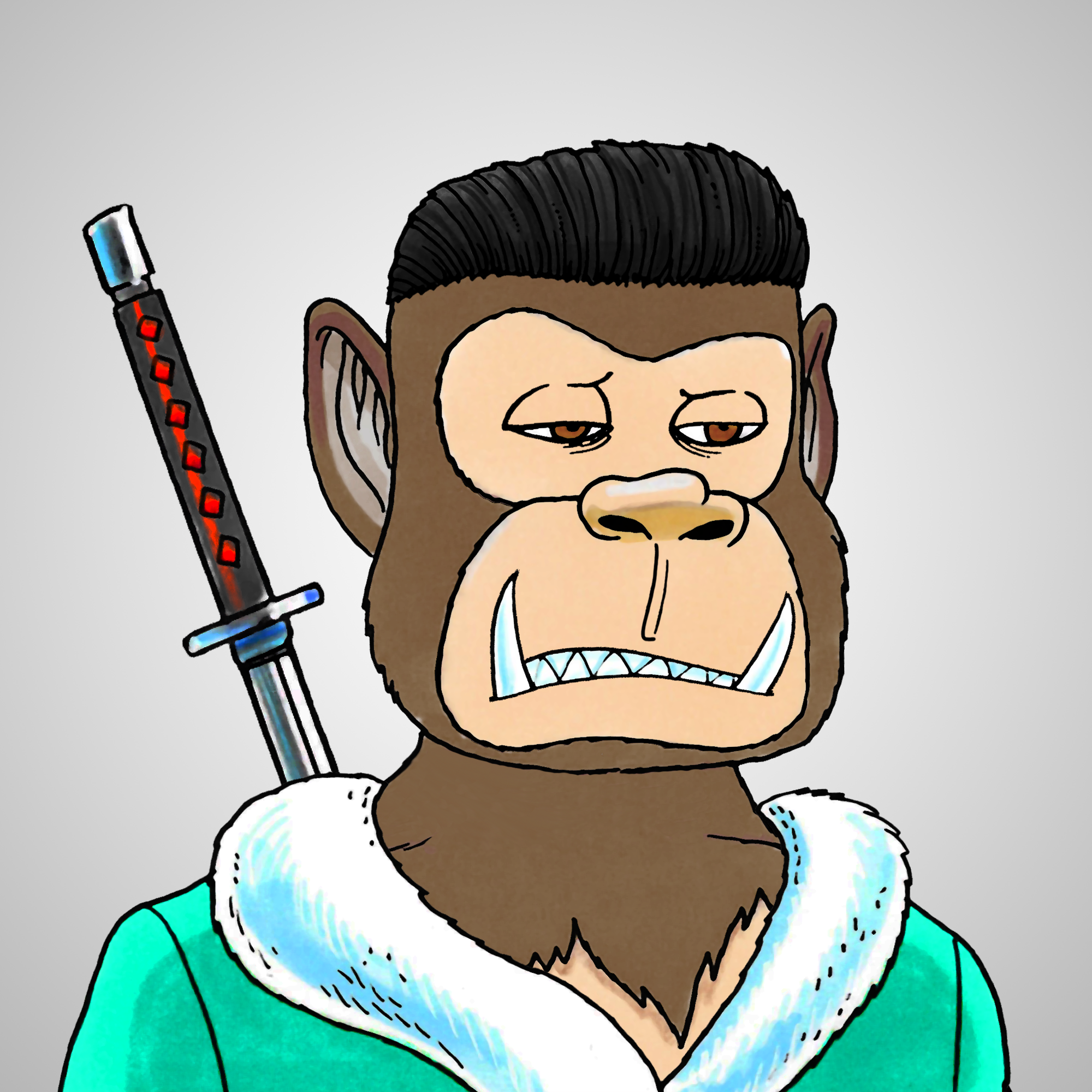 George Trosley - Jungle Freaks - Jungle Freak 1726 - NFT # 1726