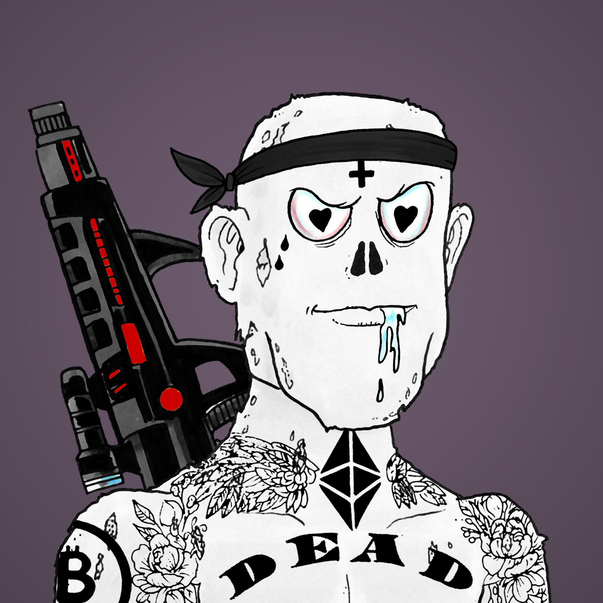 George Trosley - Jungle Freaks - Jungle Freak 1728 - NFT # 1728