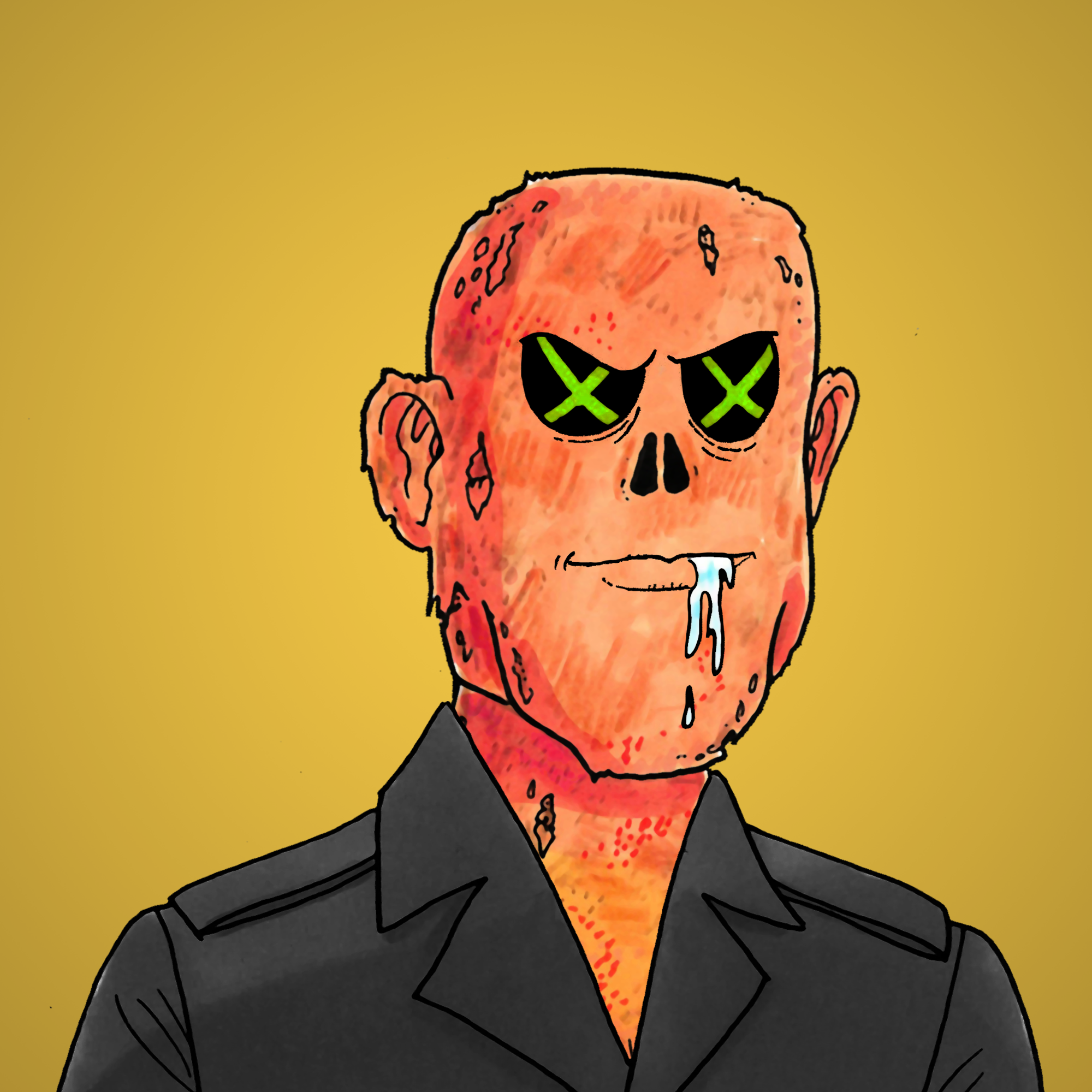 George Trosley - Jungle Freaks - Jungle Freak 1731 - NFT # 1731