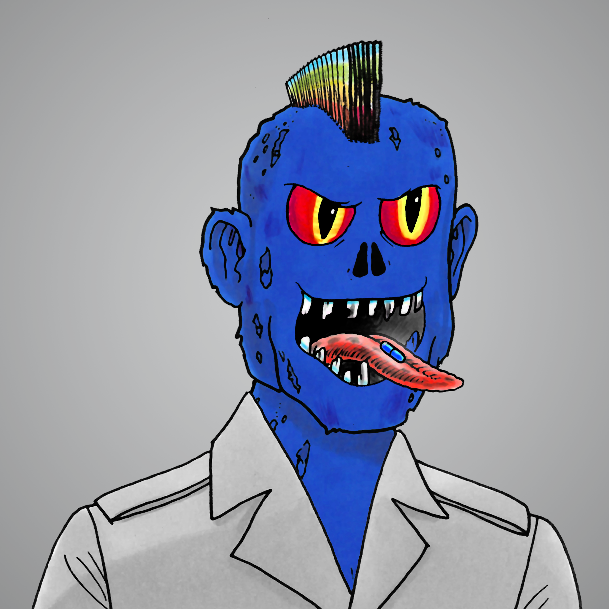 George Trosley - Jungle Freaks - Jungle Freak 1733 - NFT # 1733