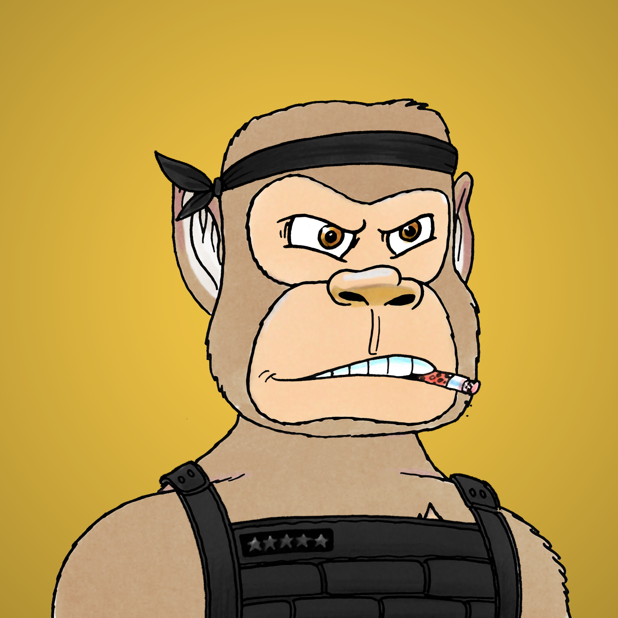 George Trosley - Jungle Freaks - Jungle Freak 1734 - NFT # 1734