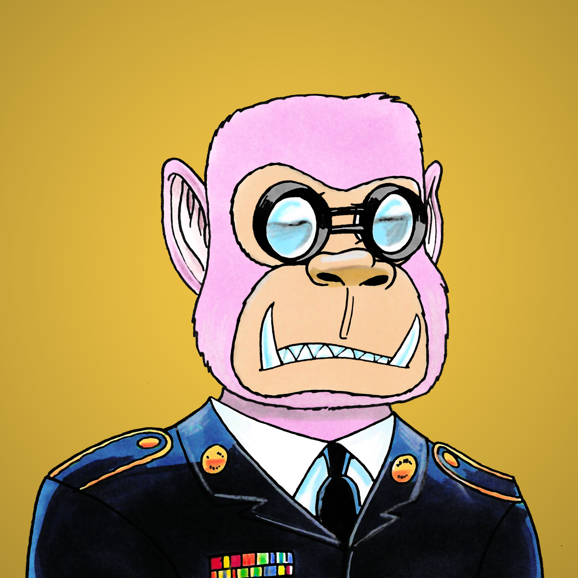 George Trosley - Jungle Freaks - Jungle Freak 1736 - NFT # 1736