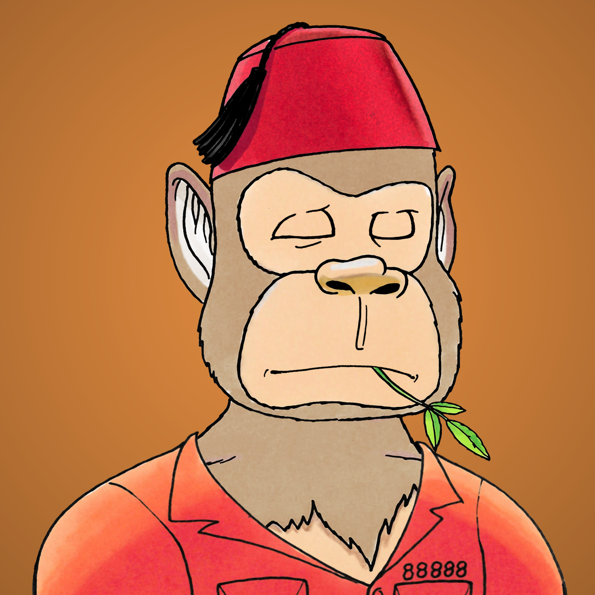 George Trosley - Jungle Freaks - Jungle Freak 1737 - NFT # 1737