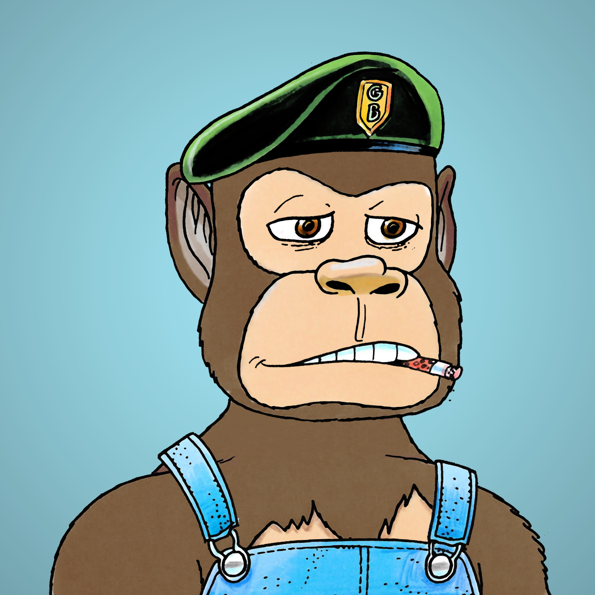 George Trosley - Jungle Freaks - Jungle Freak 1738 - NFT # 1738