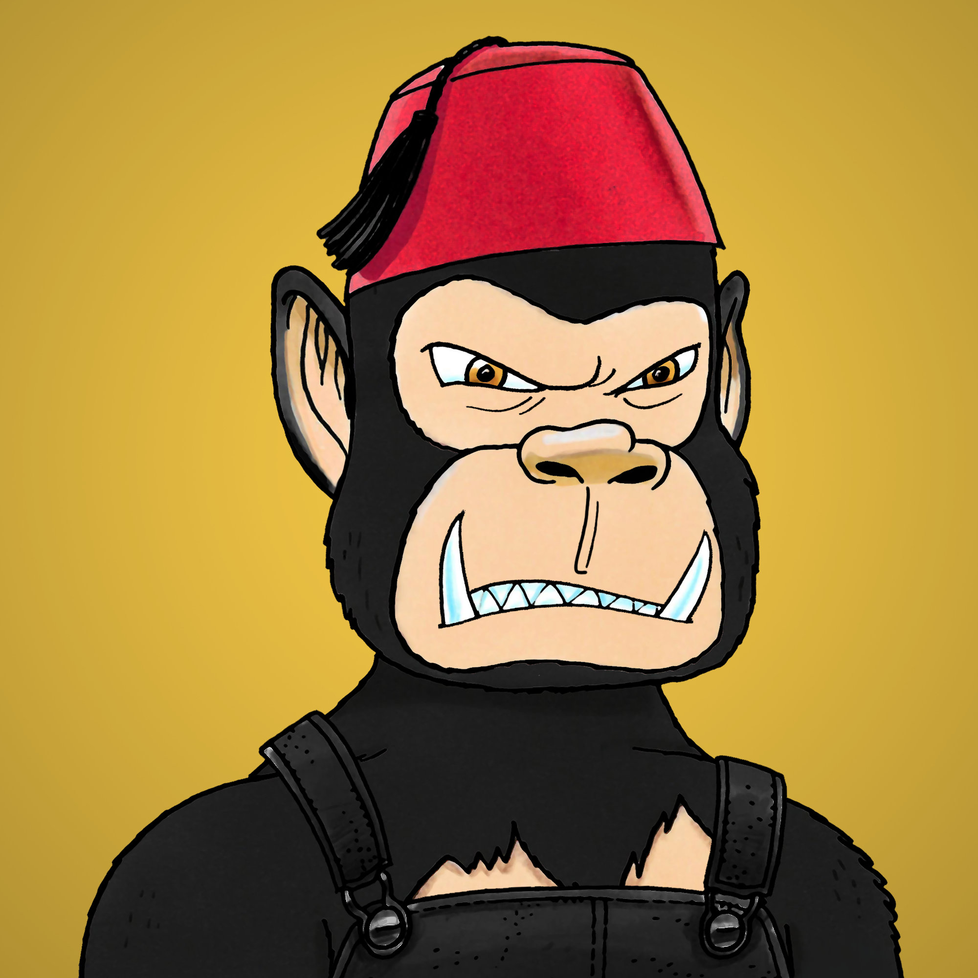 George Trosley - Jungle Freaks - Jungle Freak 174 - NFT # 174