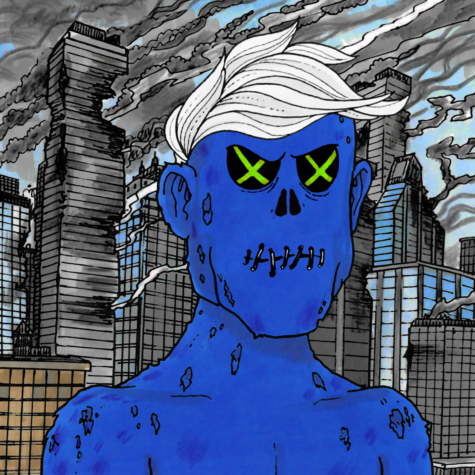 George Trosley - Jungle Freaks - Jungle Freak 1742 - NFT # 1742