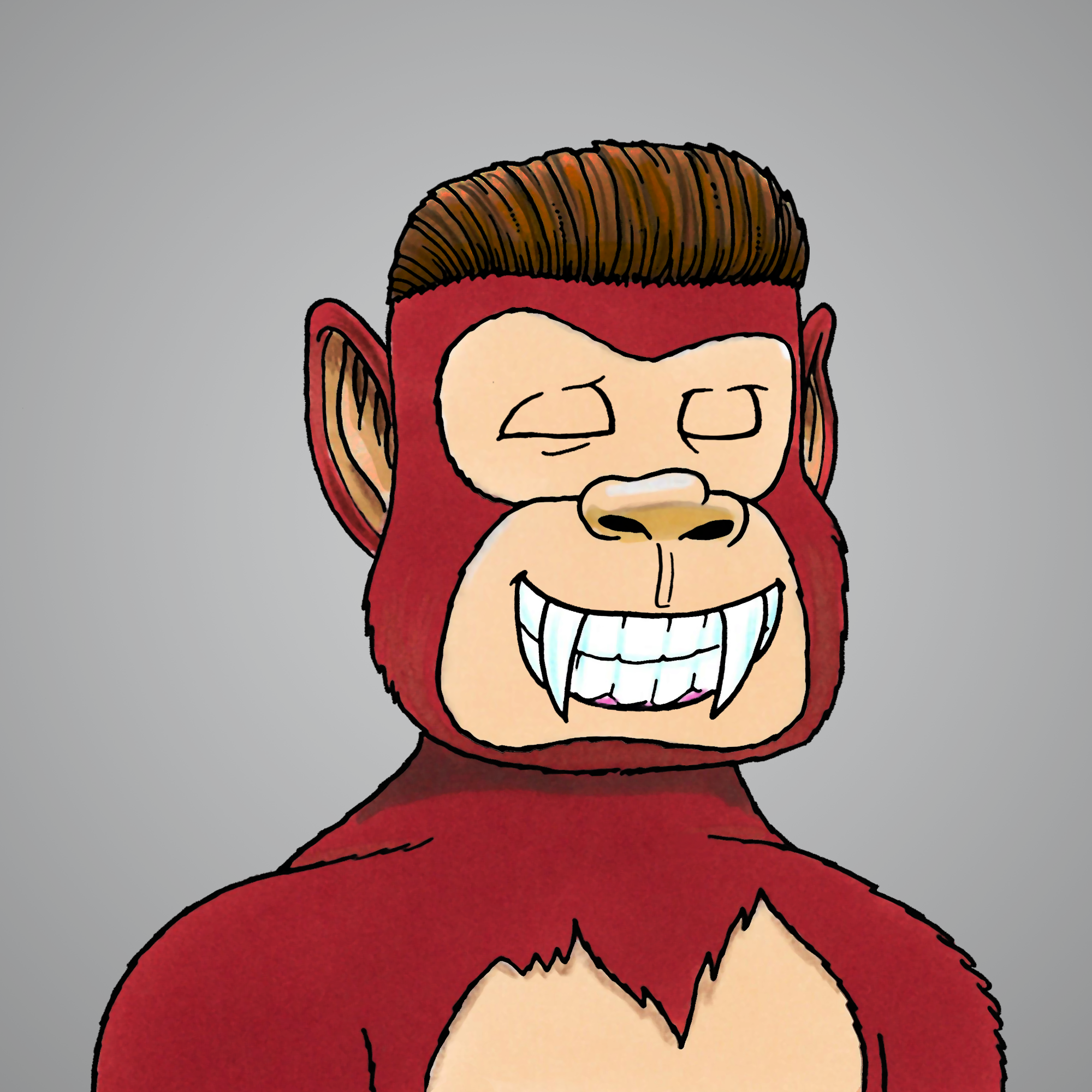 George Trosley - Jungle Freaks - Jungle Freak 1743 - NFT # 1743