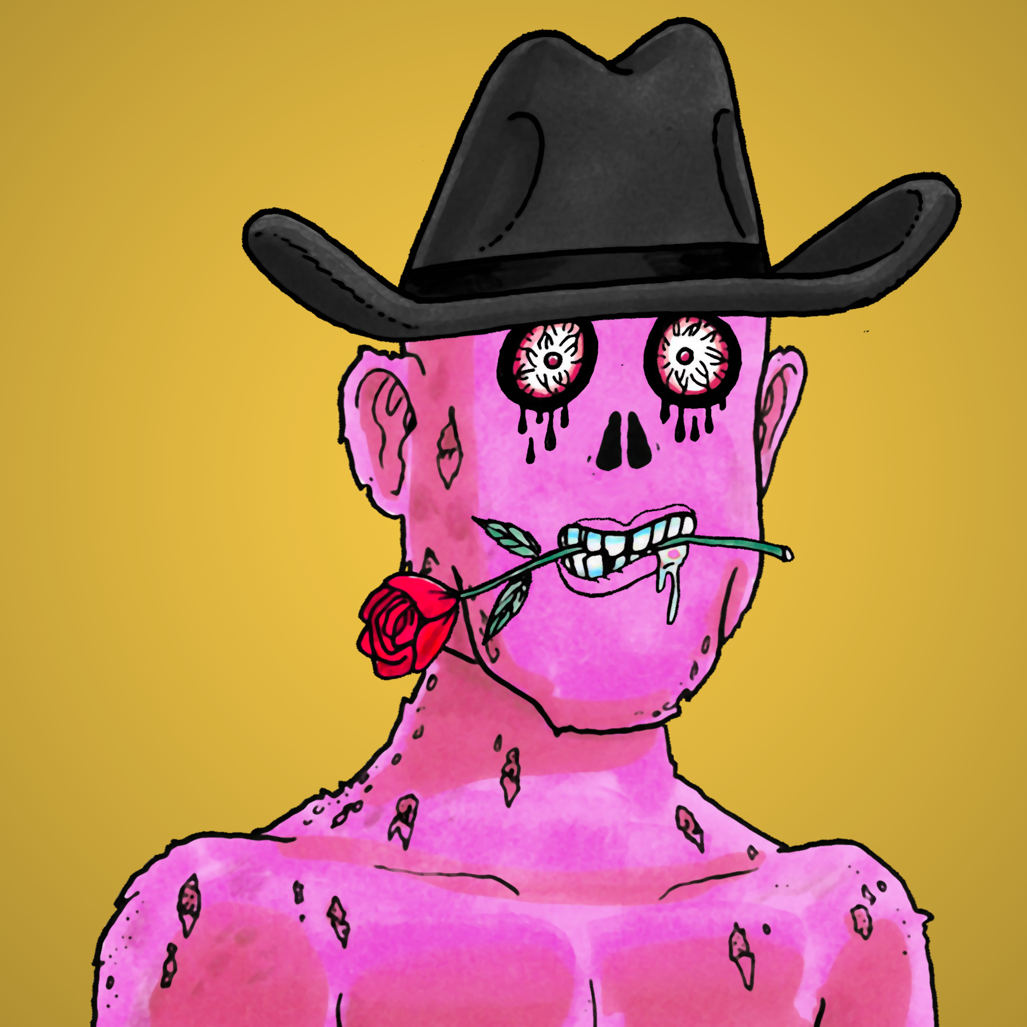 George Trosley - Jungle Freaks - Jungle Freak 1747 - NFT # 1747