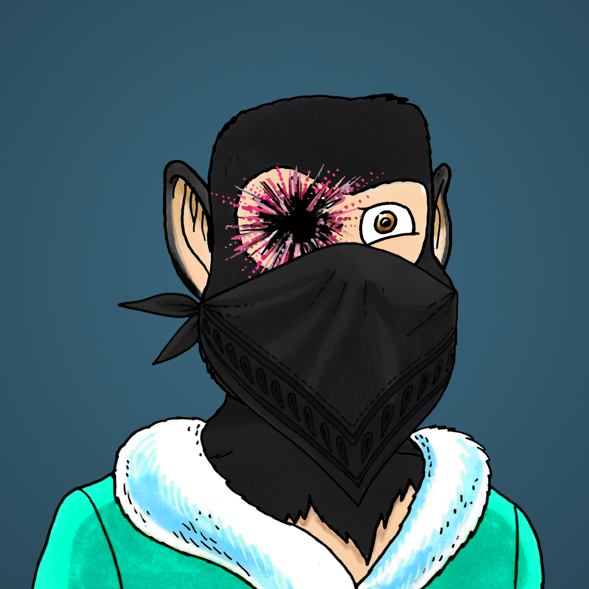 George Trosley - Jungle Freaks - Jungle Freak 1752 - NFT # 1752