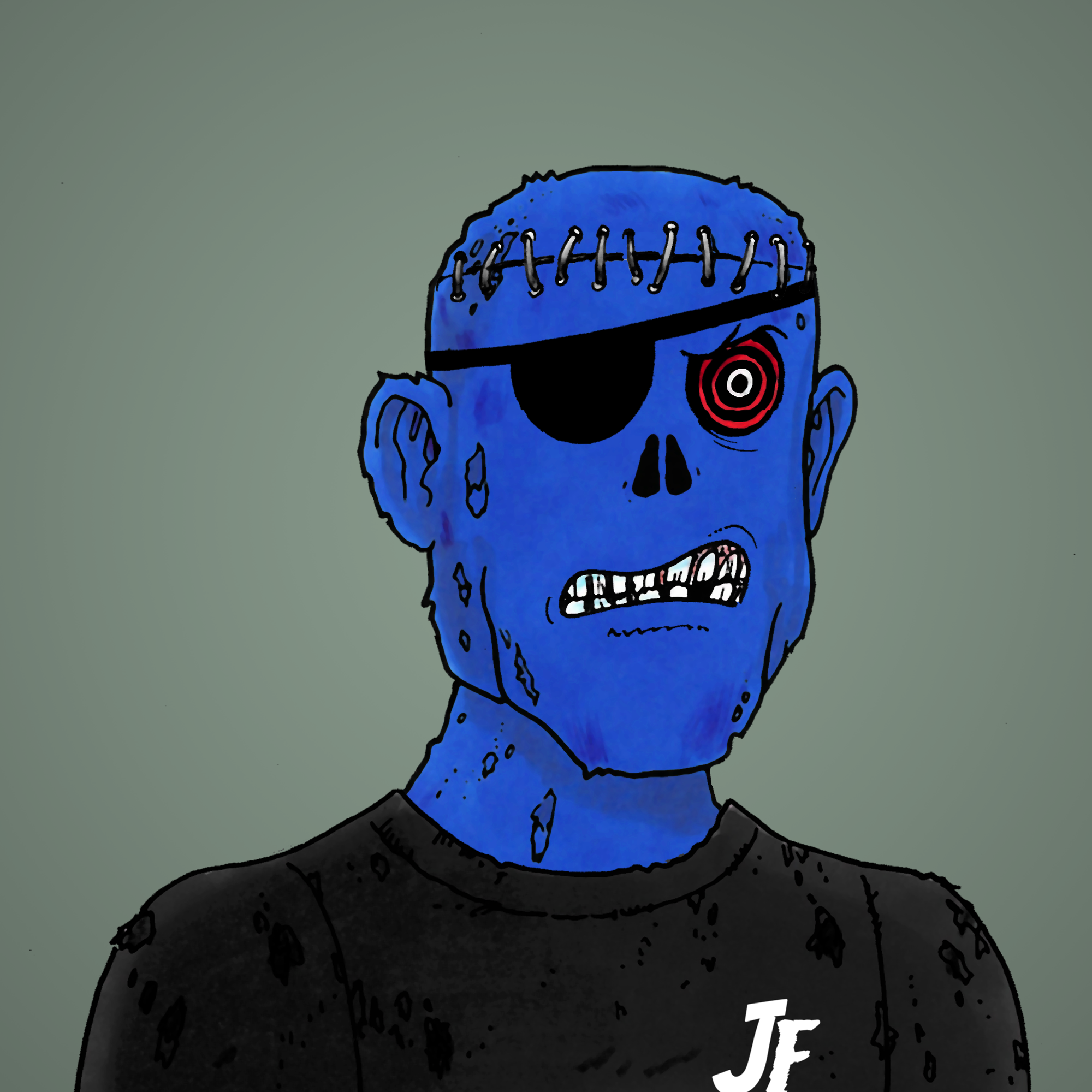 George Trosley - Jungle Freaks - Jungle Freak 1754 - NFT # 1754