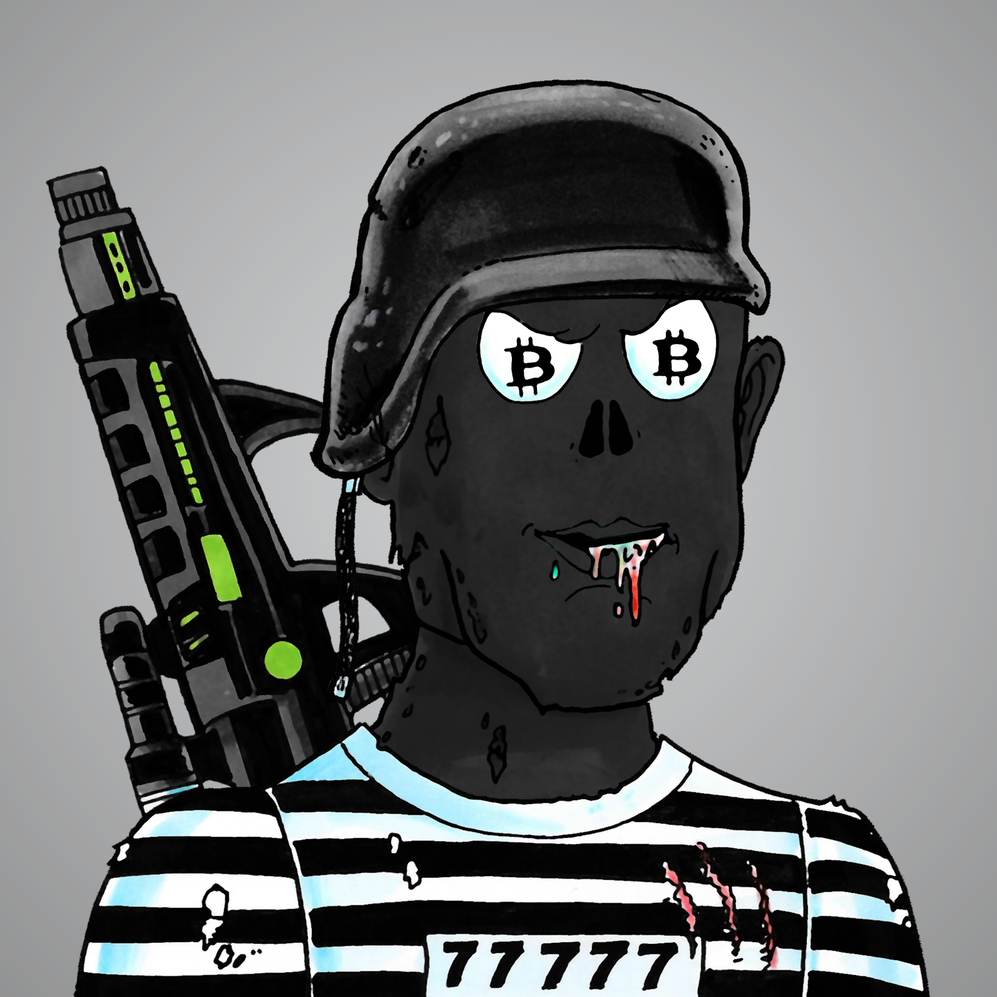 George Trosley - Jungle Freaks - Jungle Freak 1759 - NFT # 1759