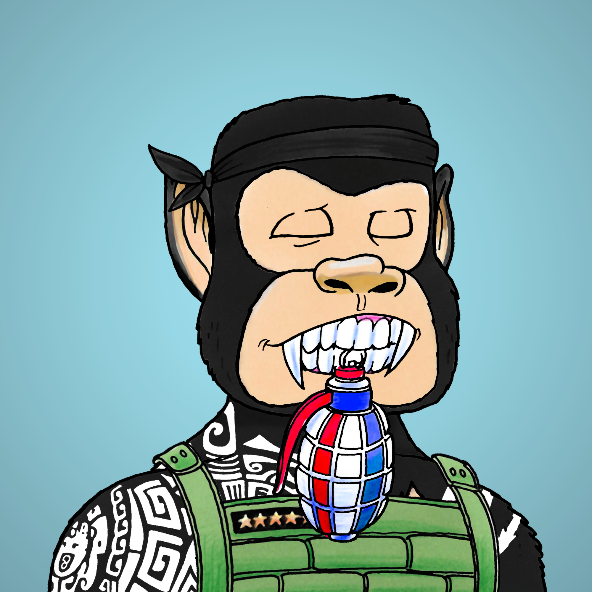 George Trosley - Jungle Freaks - Jungle Freak 1761 - NFT # 1761