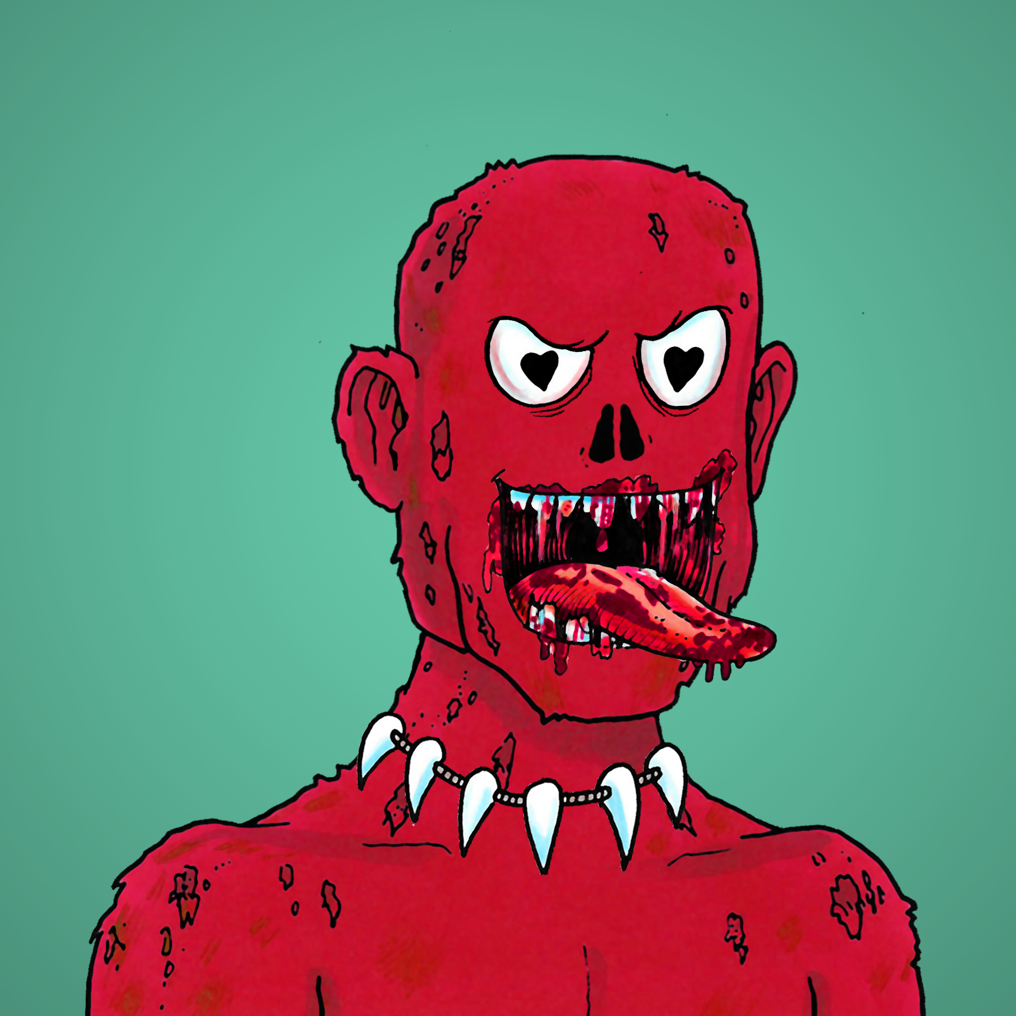 George Trosley - Jungle Freaks - Jungle Freak 1763 - NFT # 1763