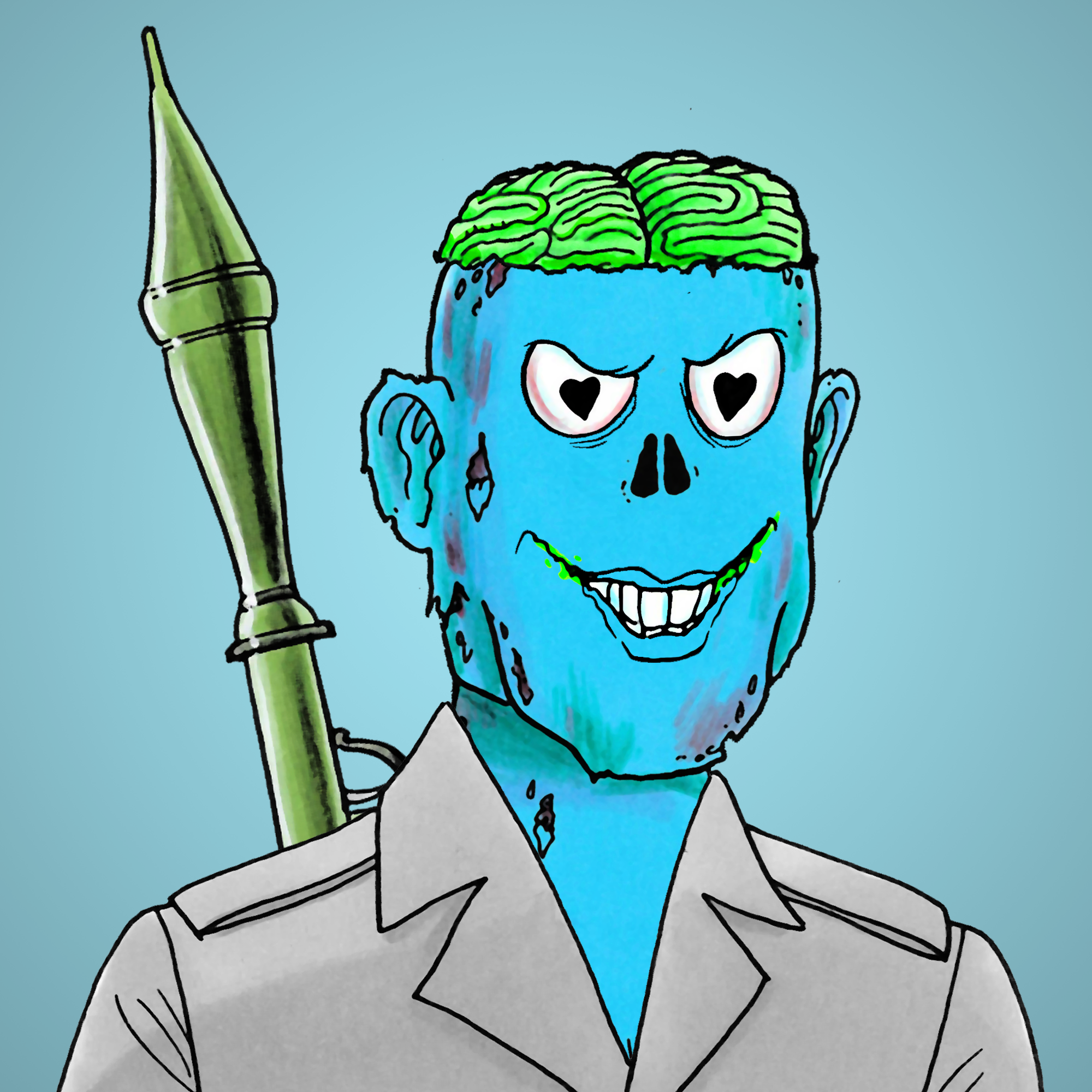 George Trosley - Jungle Freaks - Jungle Freak 1764 - NFT # 1764