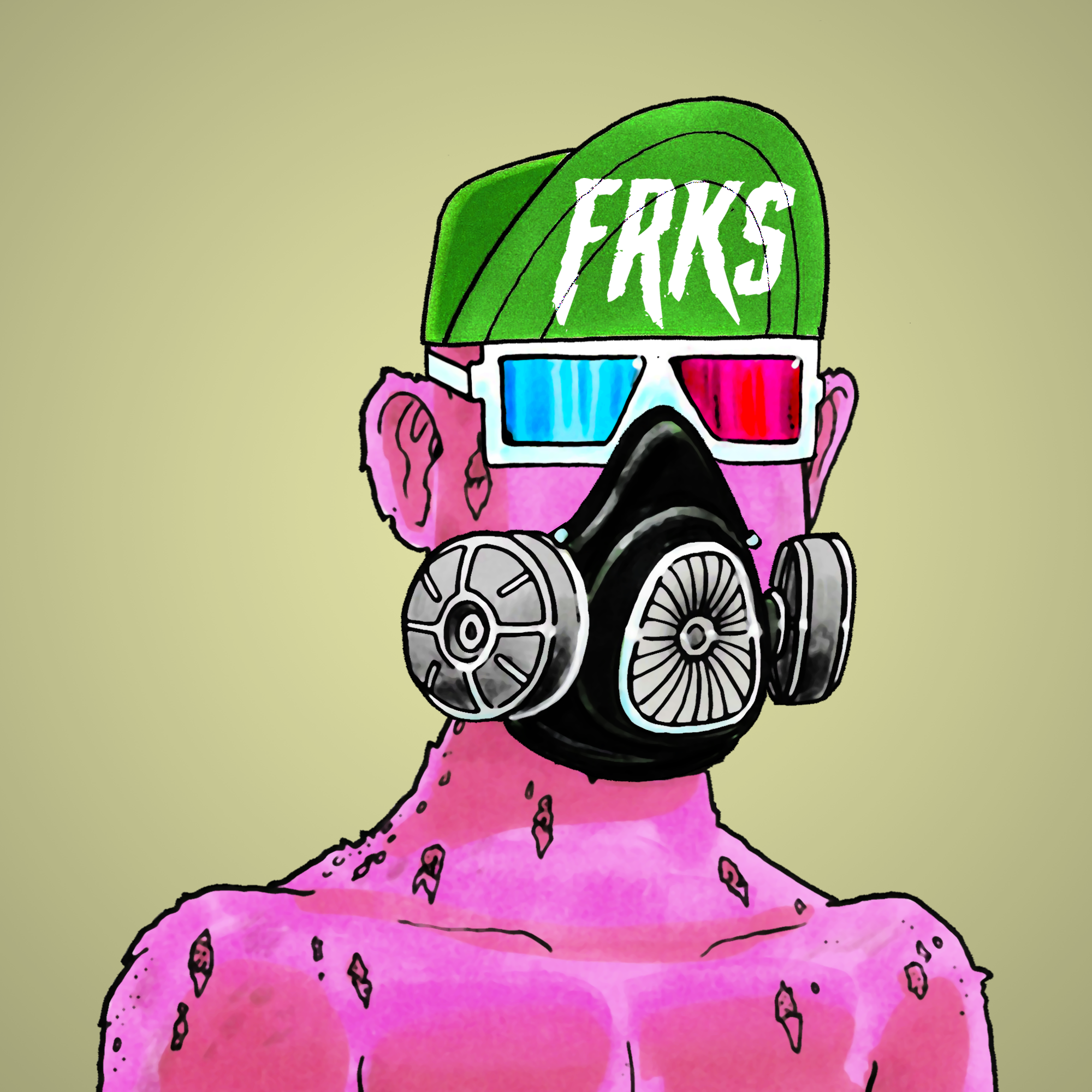 George Trosley - Jungle Freaks - Jungle Freak 1765 - NFT # 1765