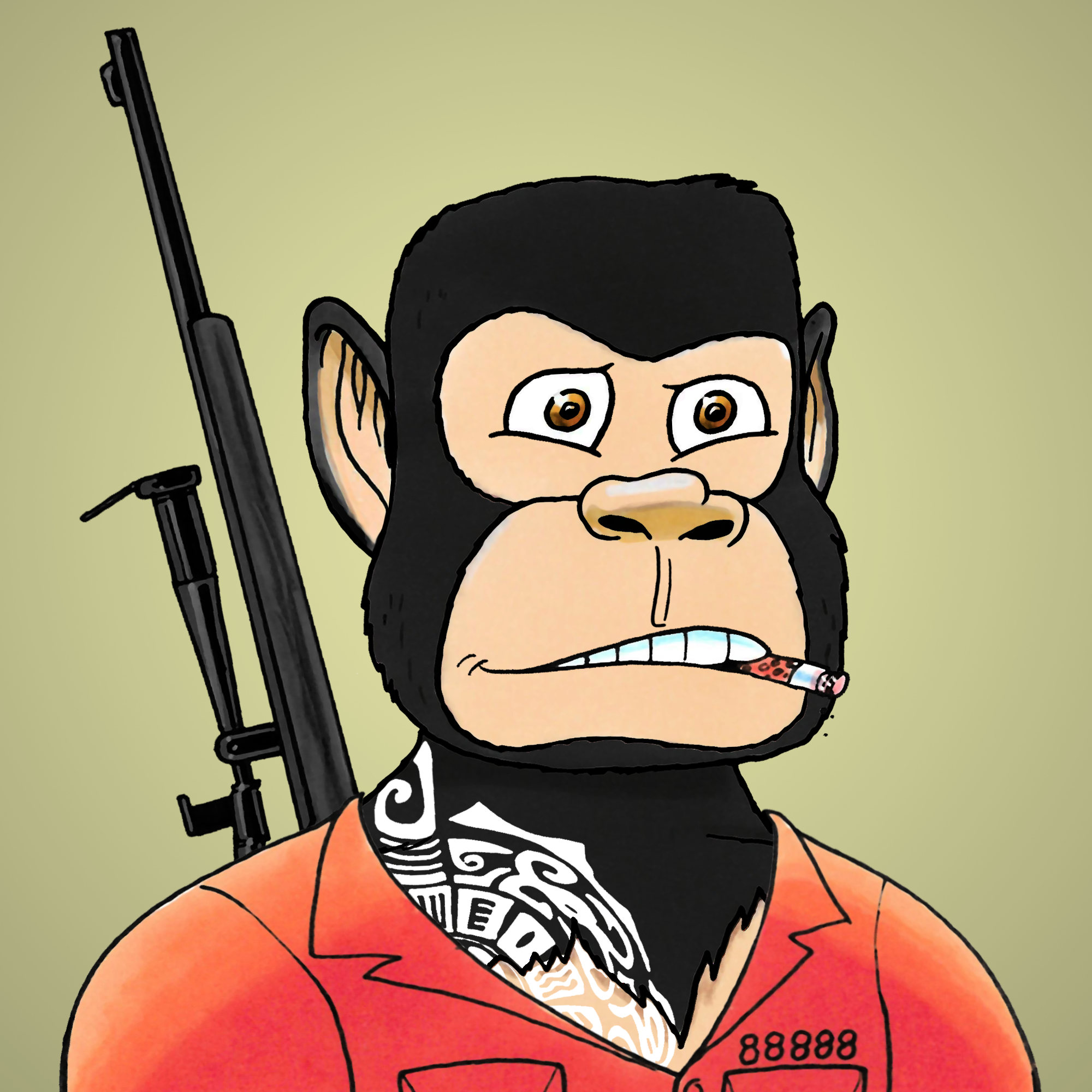 George Trosley - Jungle Freaks - Jungle Freak 1769 - NFT # 1769