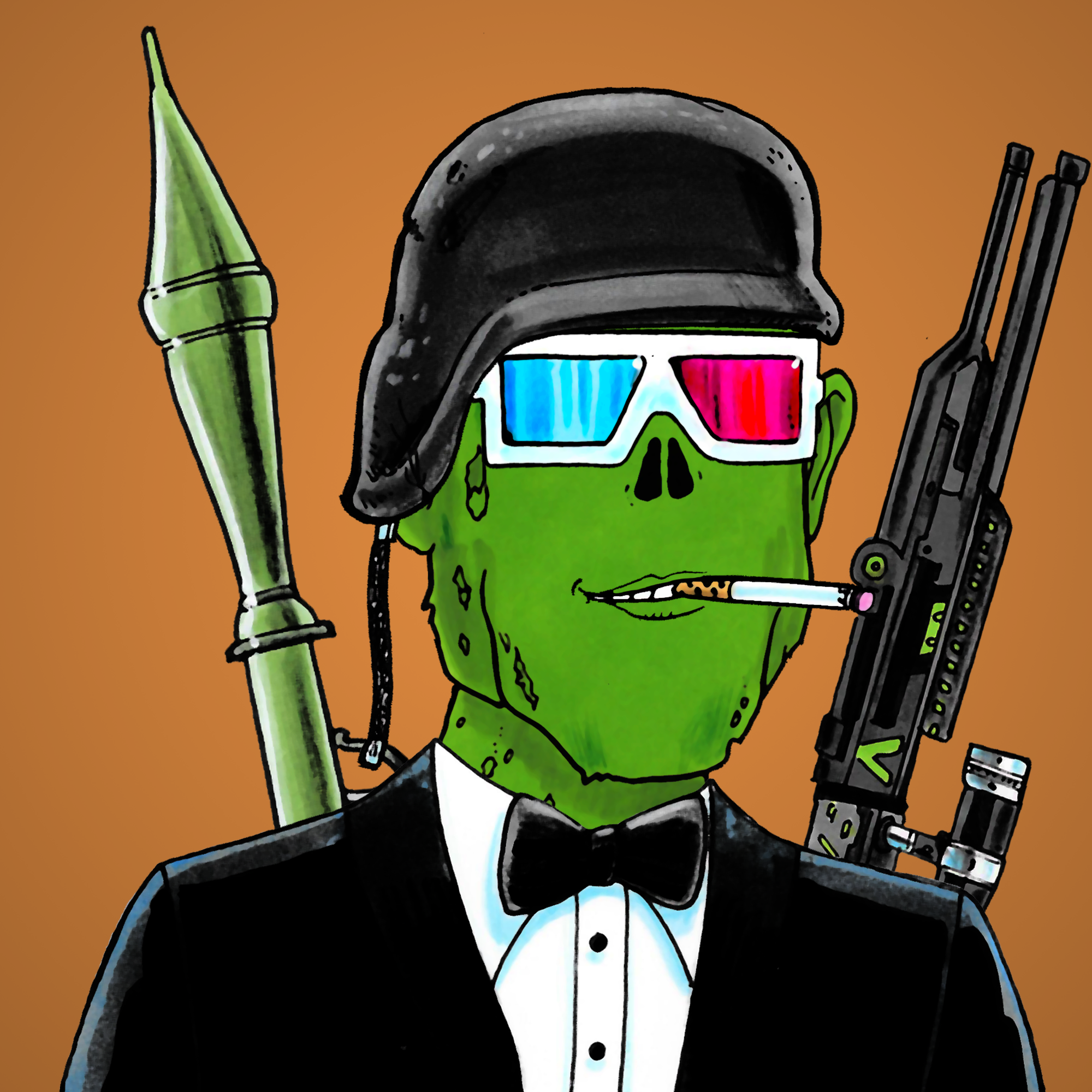 George Trosley - Jungle Freaks - Jungle Freak 177 - NFT # 177