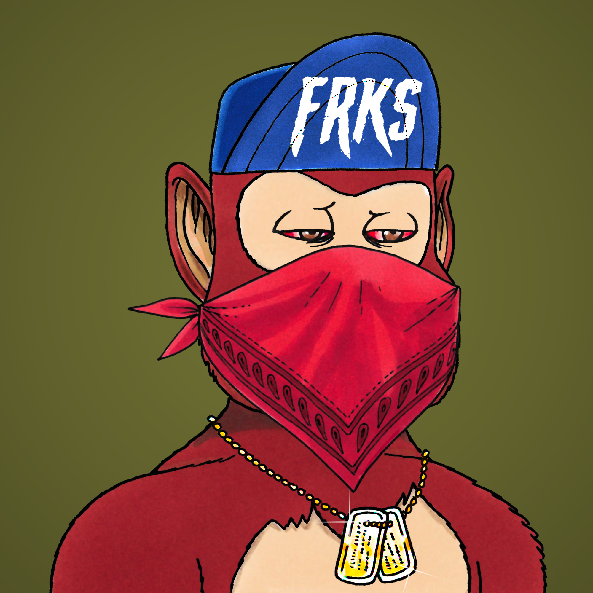 George Trosley - Jungle Freaks - Jungle Freak 1771 - NFT # 1771