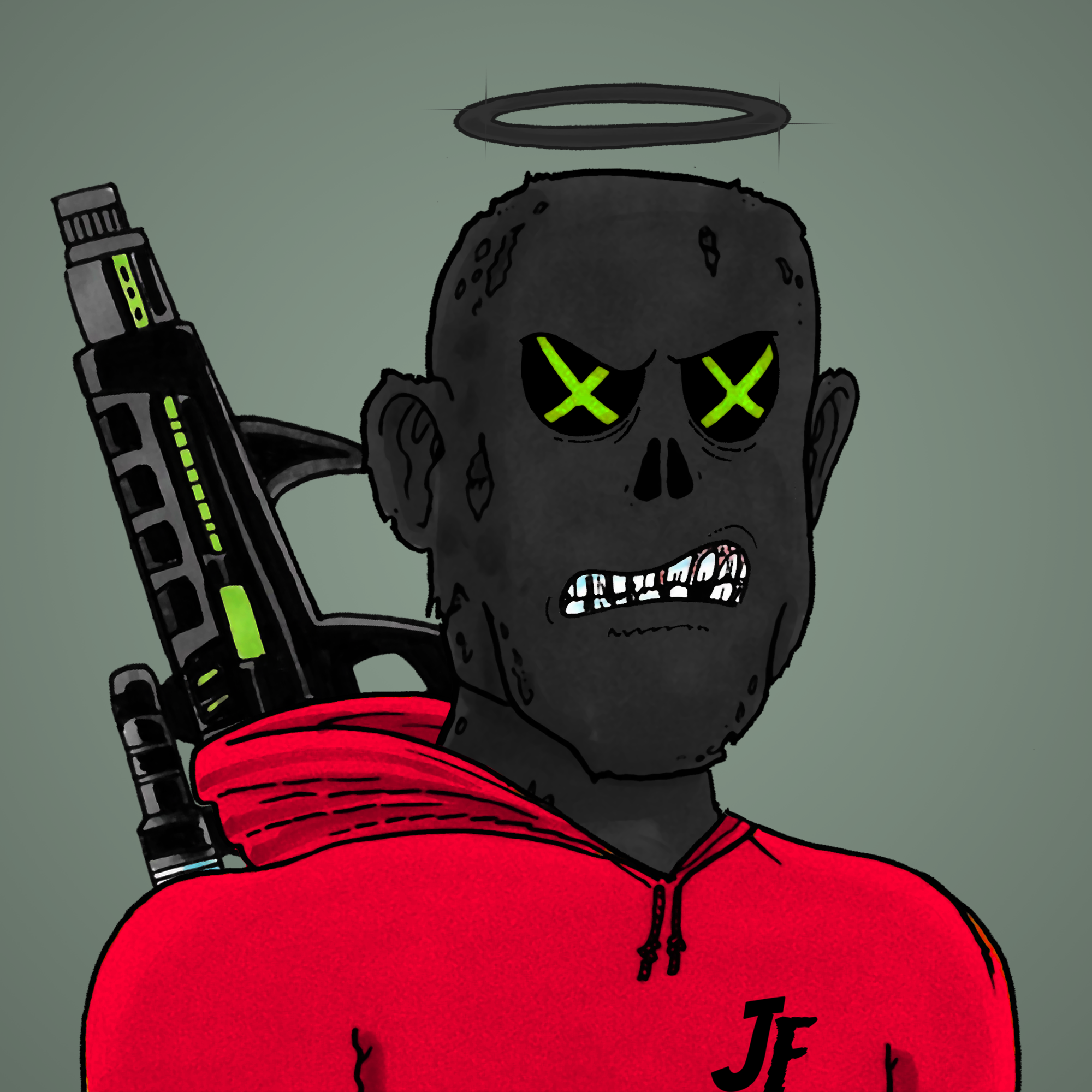 George Trosley - Jungle Freaks - Jungle Freak 1774 - NFT # 1774