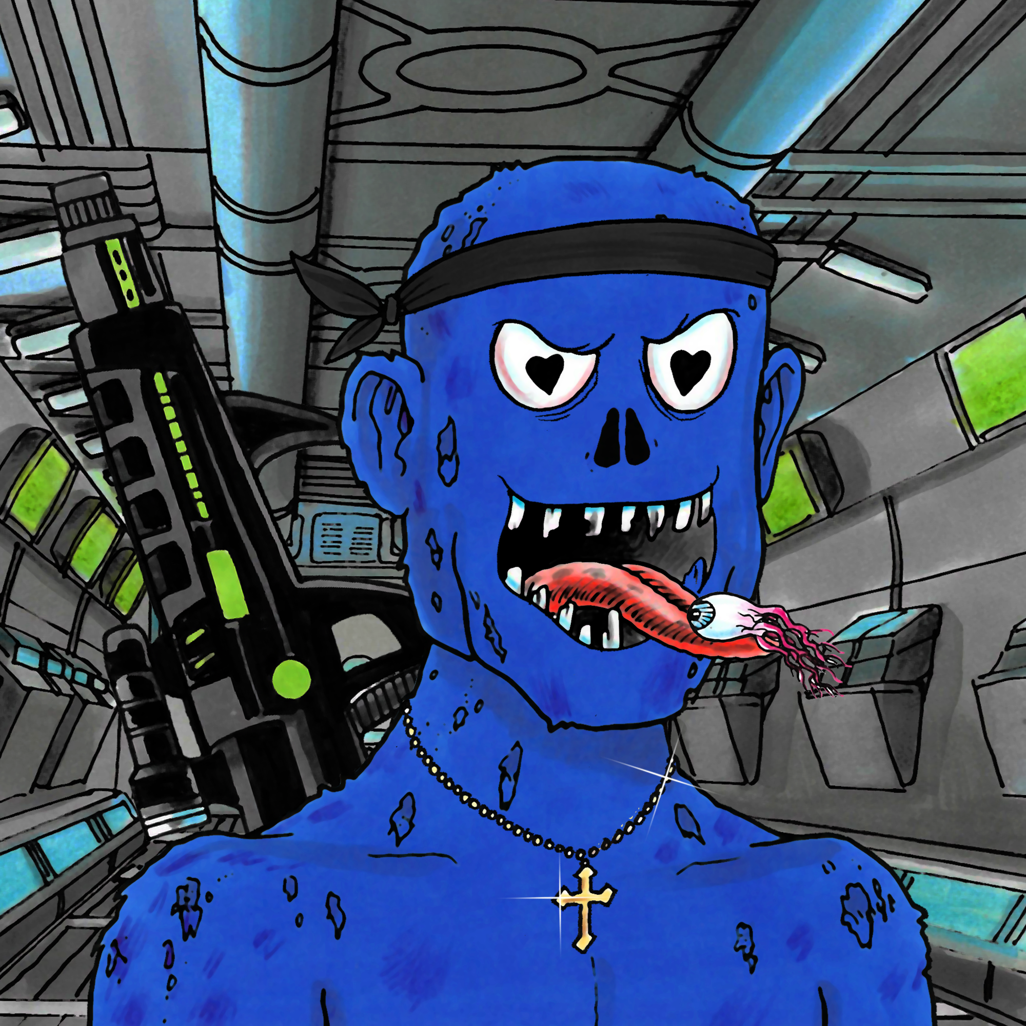 George Trosley - Jungle Freaks - Jungle Freak 1778 - NFT # 1778