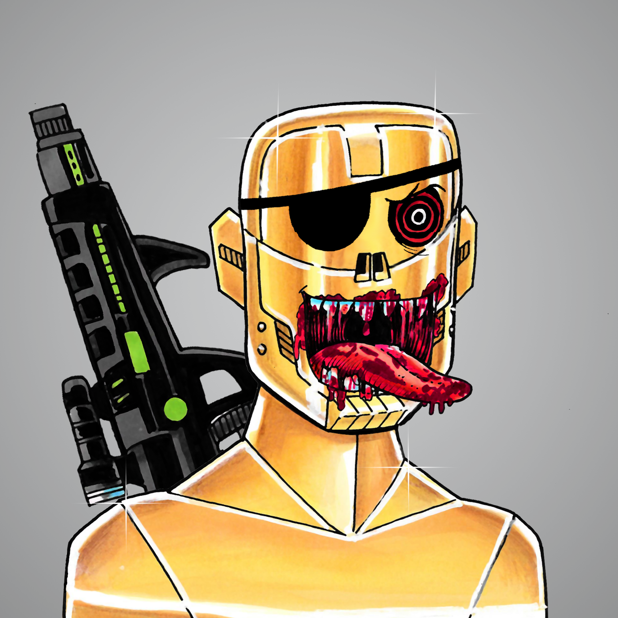 George Trosley - Jungle Freaks - Jungle Freak 1781 - NFT # 1781