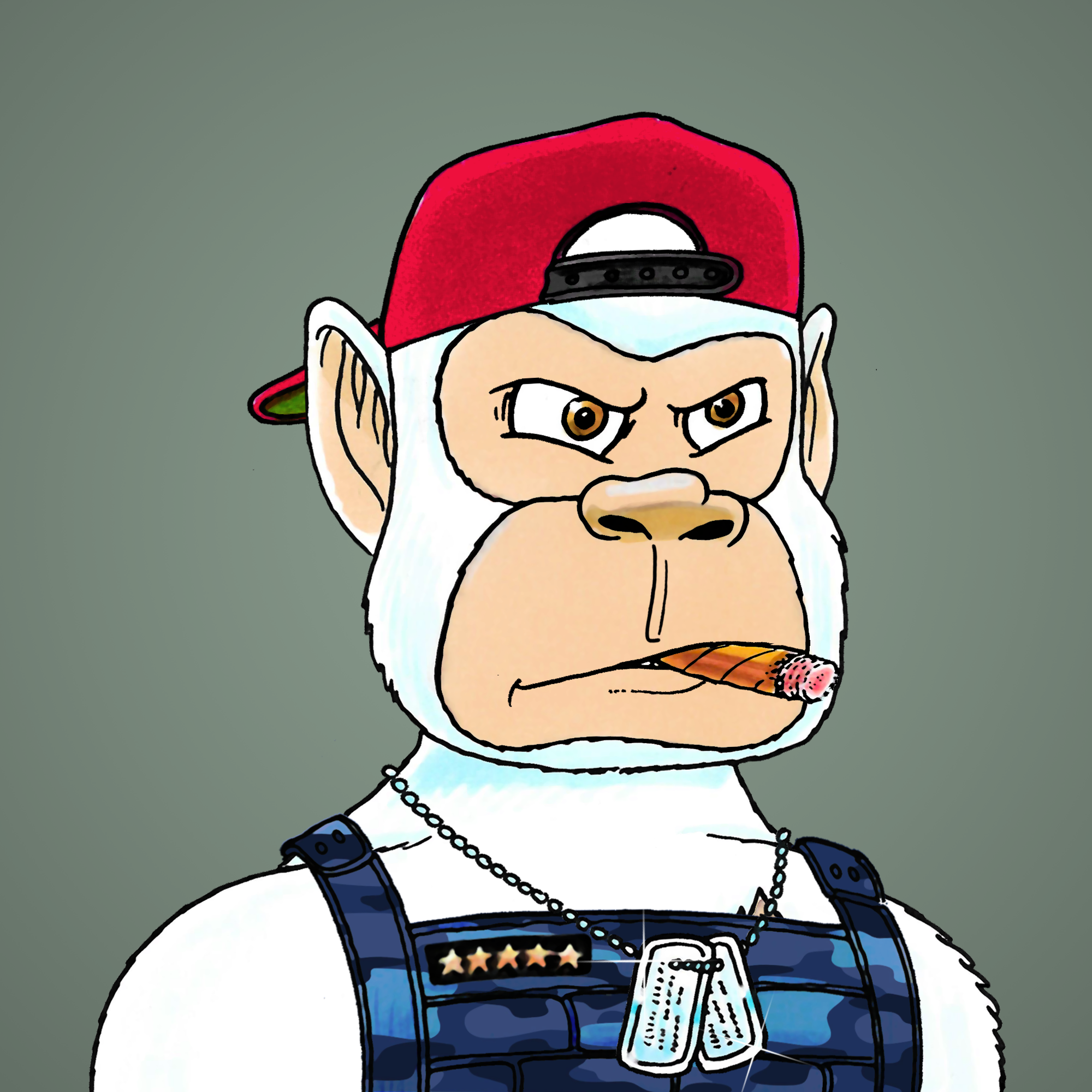 George Trosley - Jungle Freaks - Jungle Freak 1783 - NFT # 1783