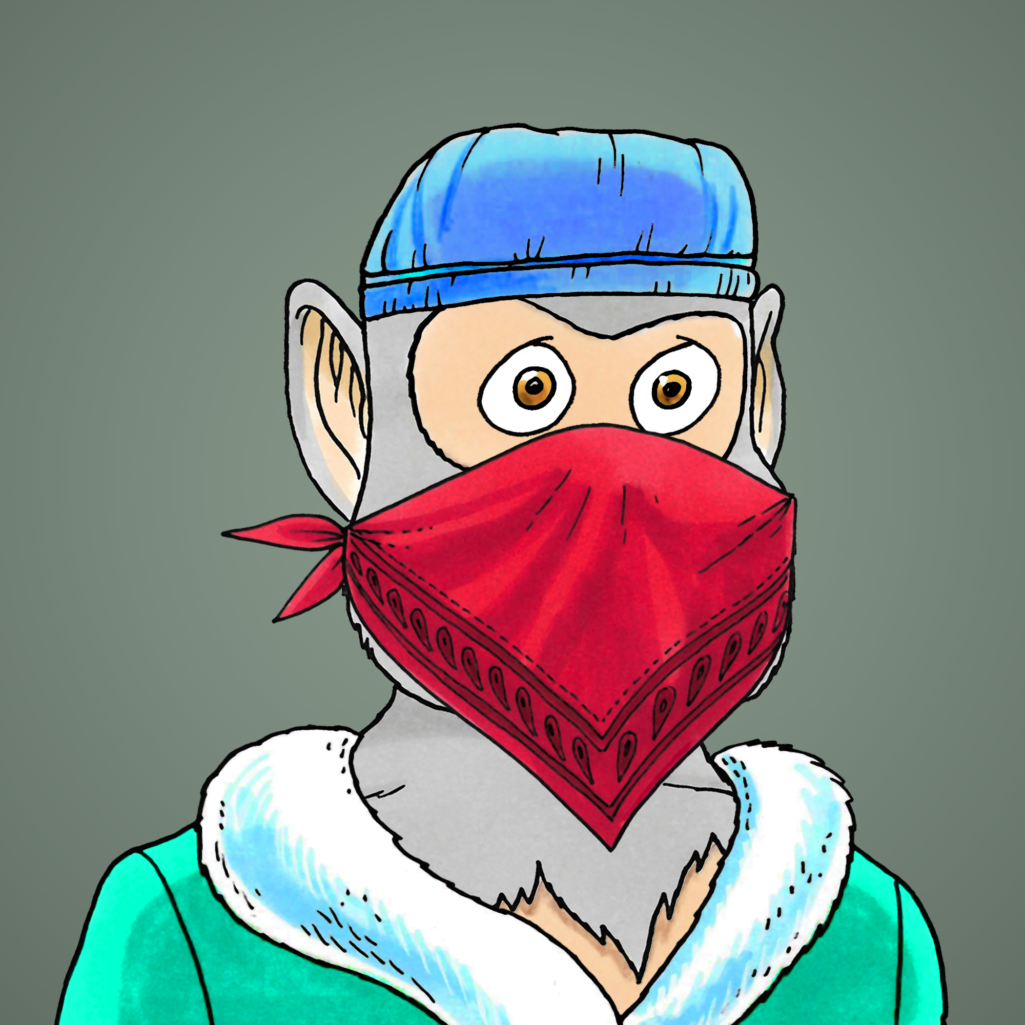 George Trosley - Jungle Freaks - Jungle Freak 1787 - NFT # 1787