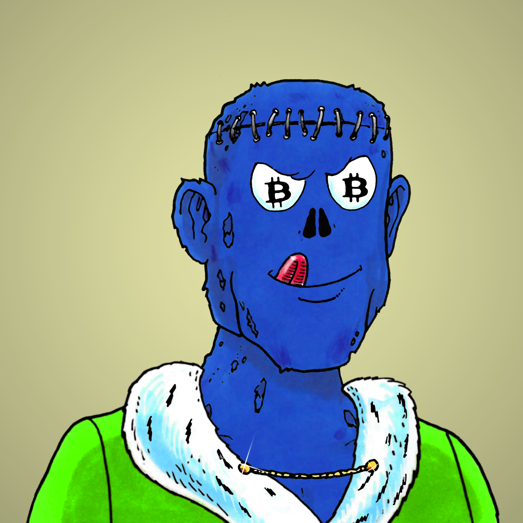 George Trosley - Jungle Freaks - Jungle Freak 1790 - NFT # 1790