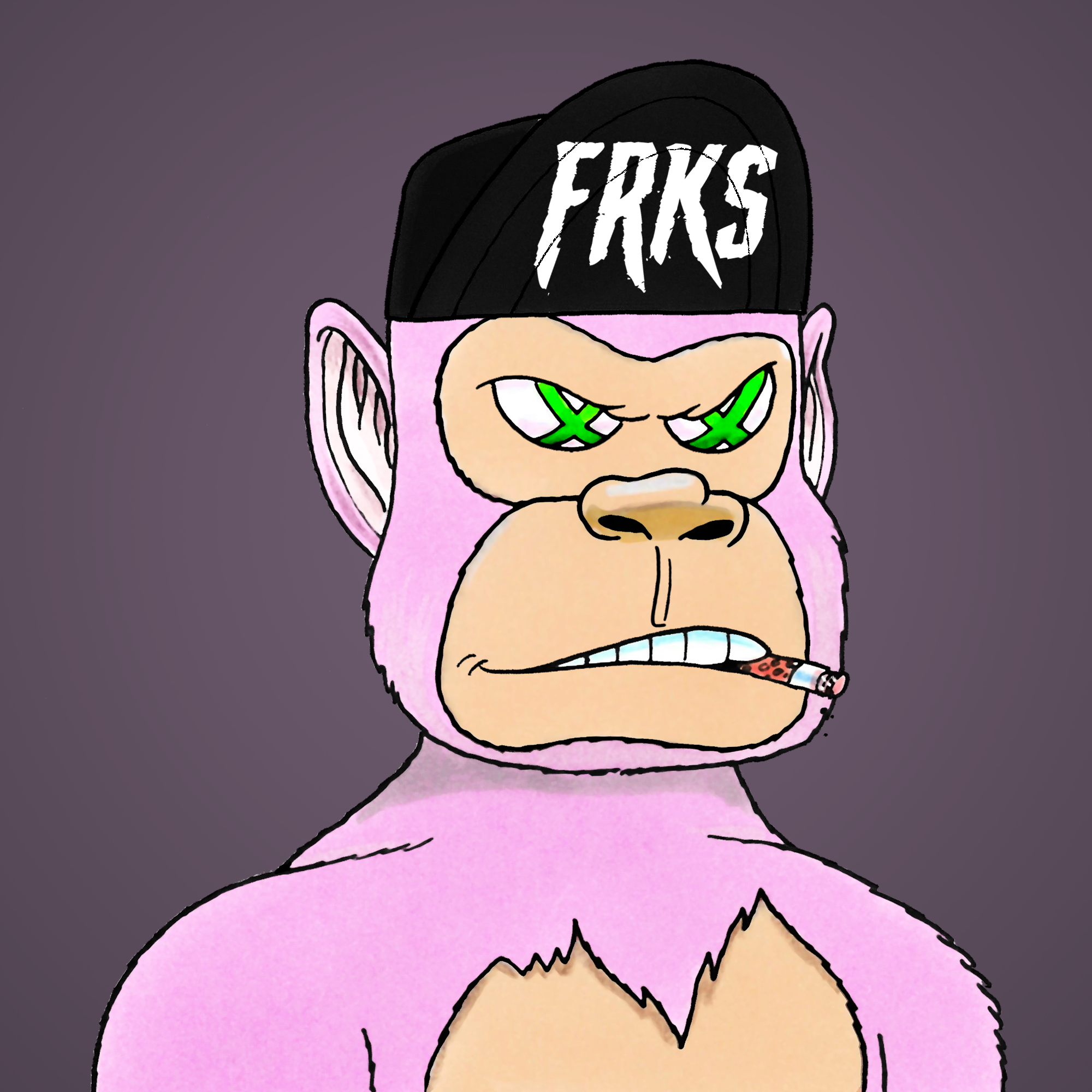 George Trosley - Jungle Freaks - Jungle Freak 1791 - NFT # 1791