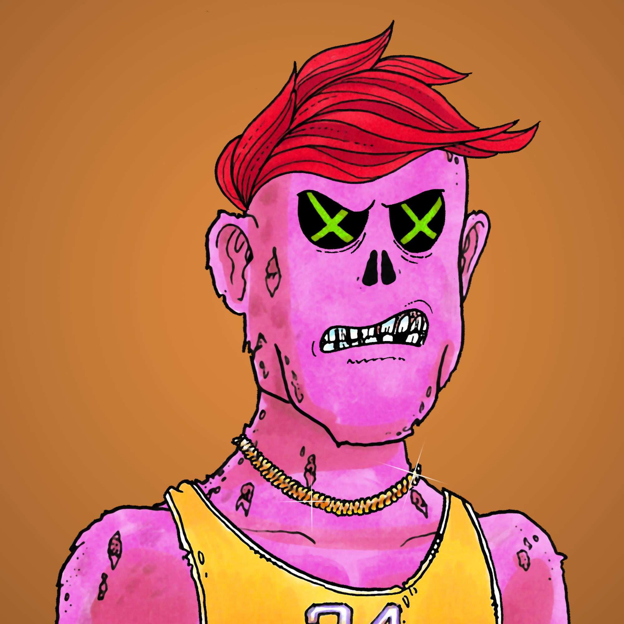 George Trosley - Jungle Freaks - Jungle Freak 1793 - NFT # 1793