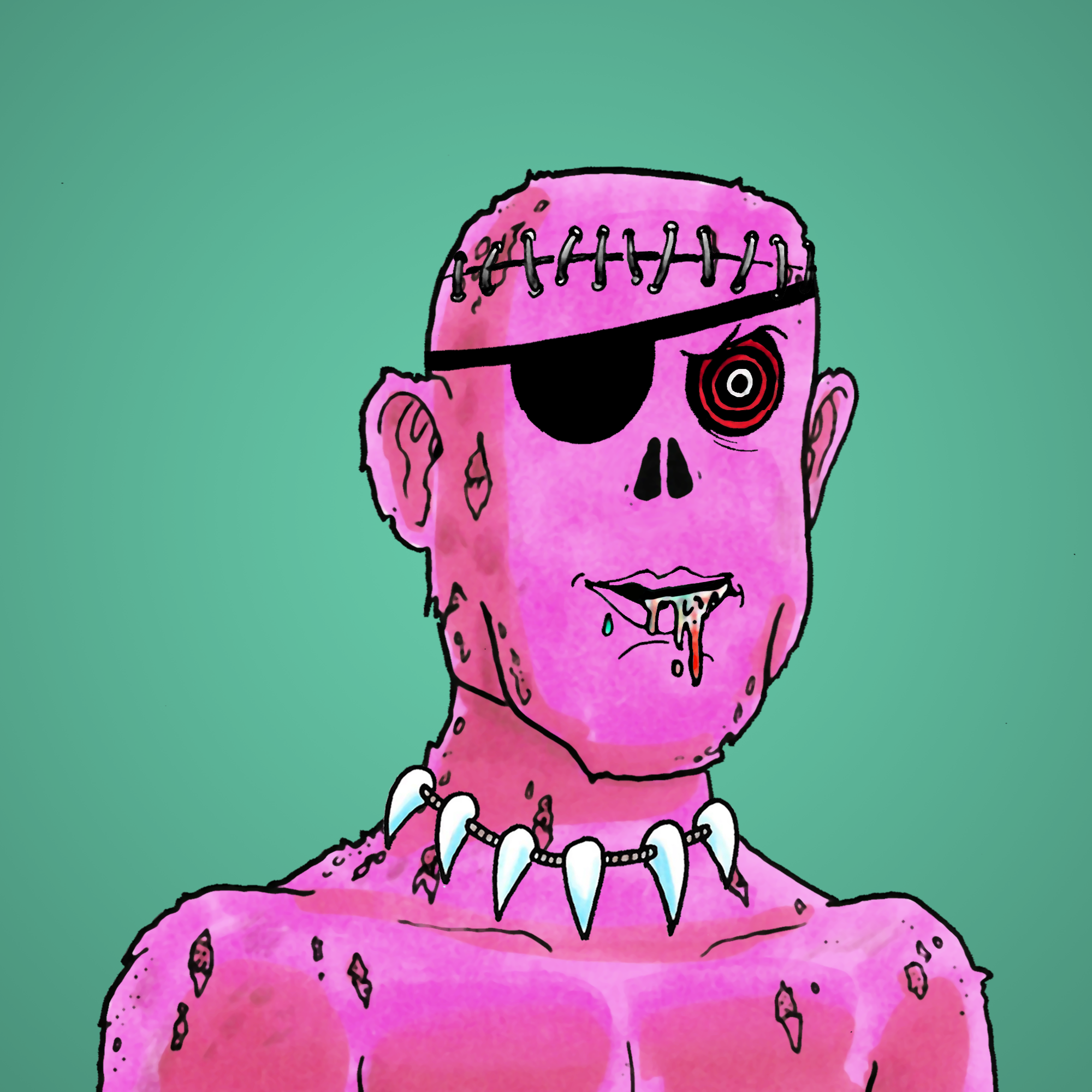 George Trosley - Jungle Freaks - Jungle Freak 1794 - NFT # 1794