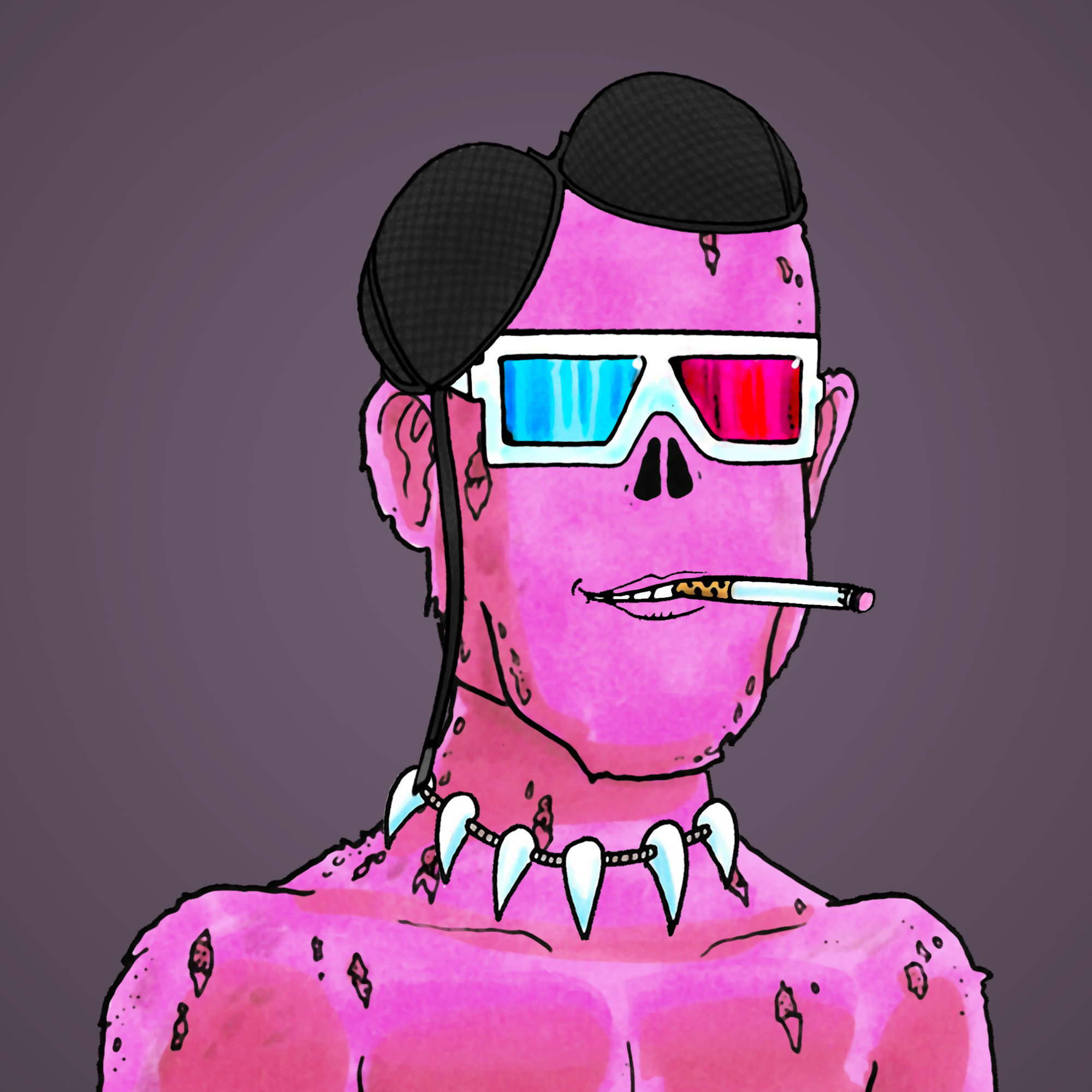 George Trosley - Jungle Freaks - Jungle Freak 1799 - NFT # 1799