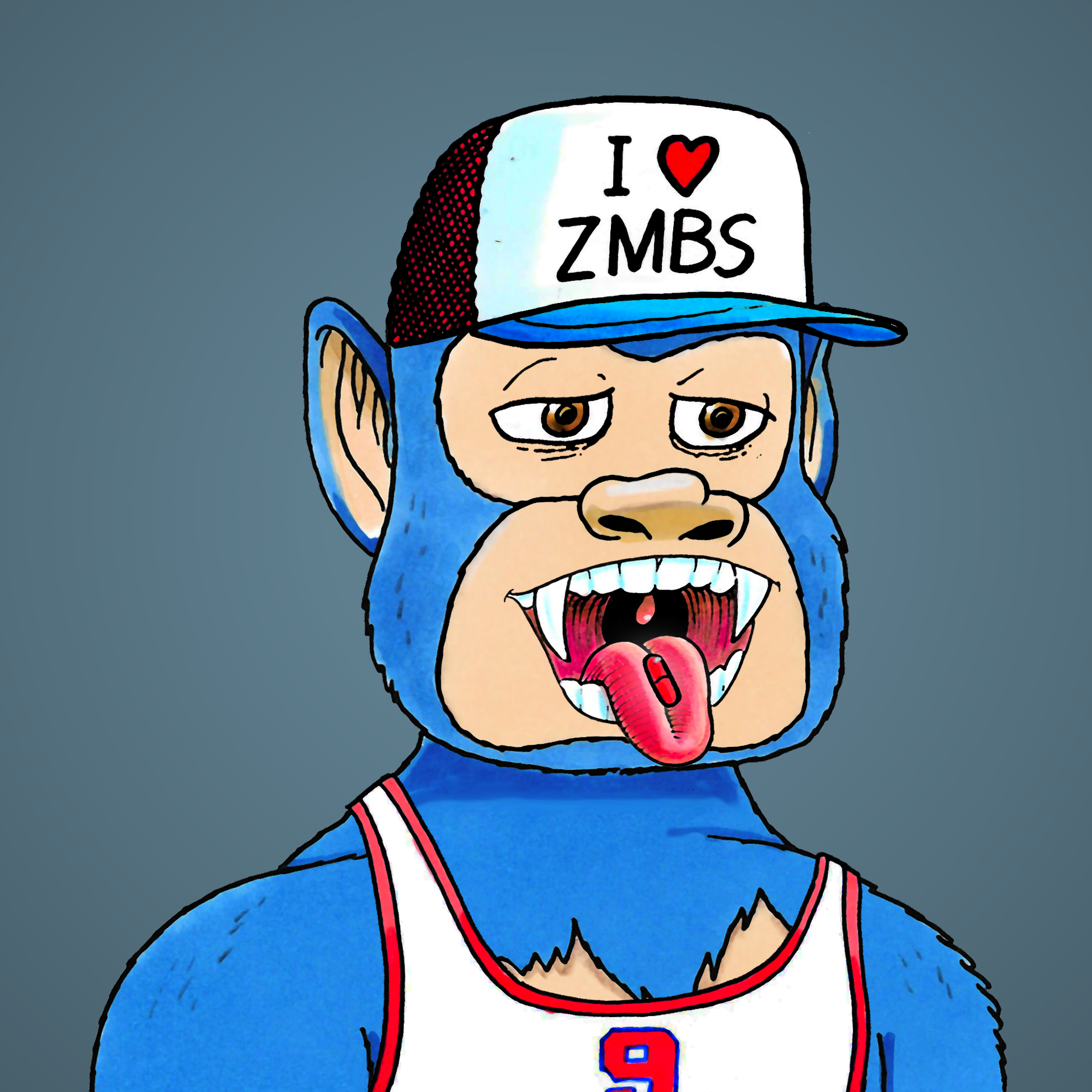 George Trosley - Jungle Freaks - Jungle Freak 1800 - NFT # 1800