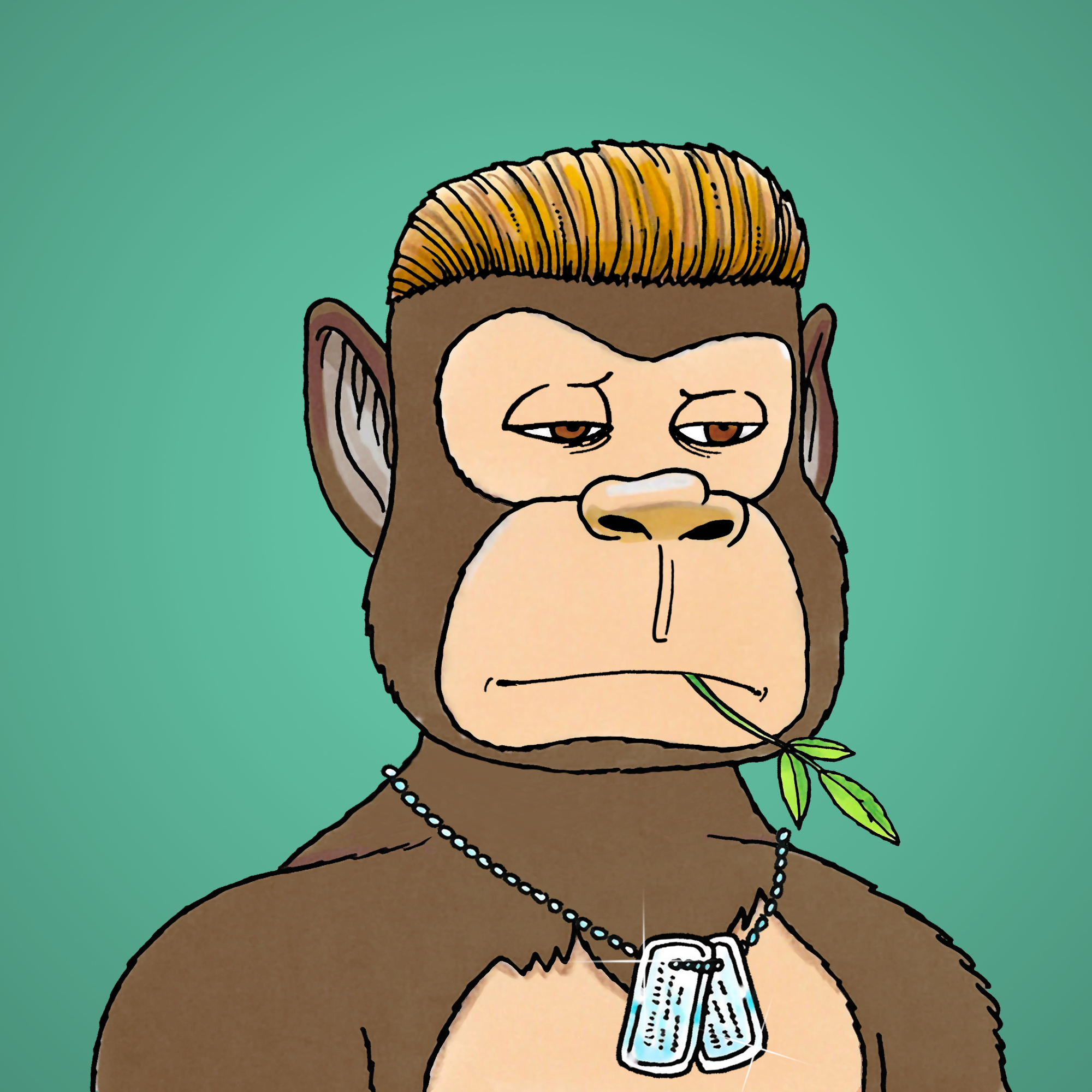 George Trosley - Jungle Freaks - Jungle Freak 1801 - NFT # 1801