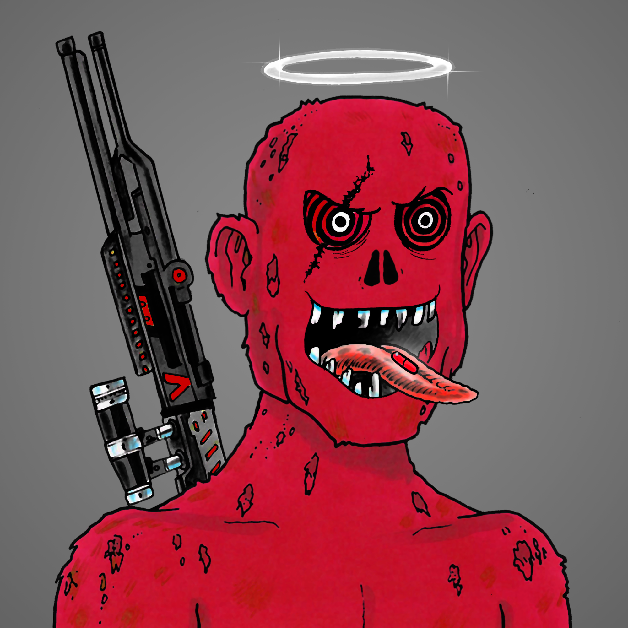 George Trosley - Jungle Freaks - Jungle Freak 1802 - NFT # 1802