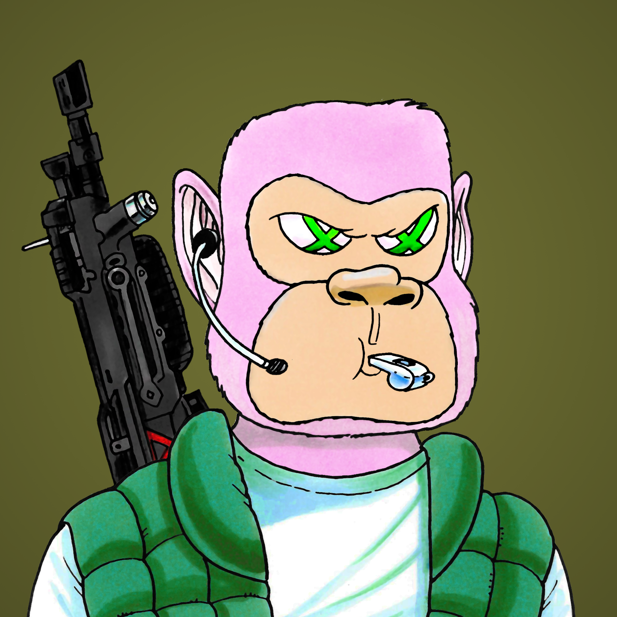 George Trosley - Jungle Freaks - Jungle Freak 1805 - NFT # 1805