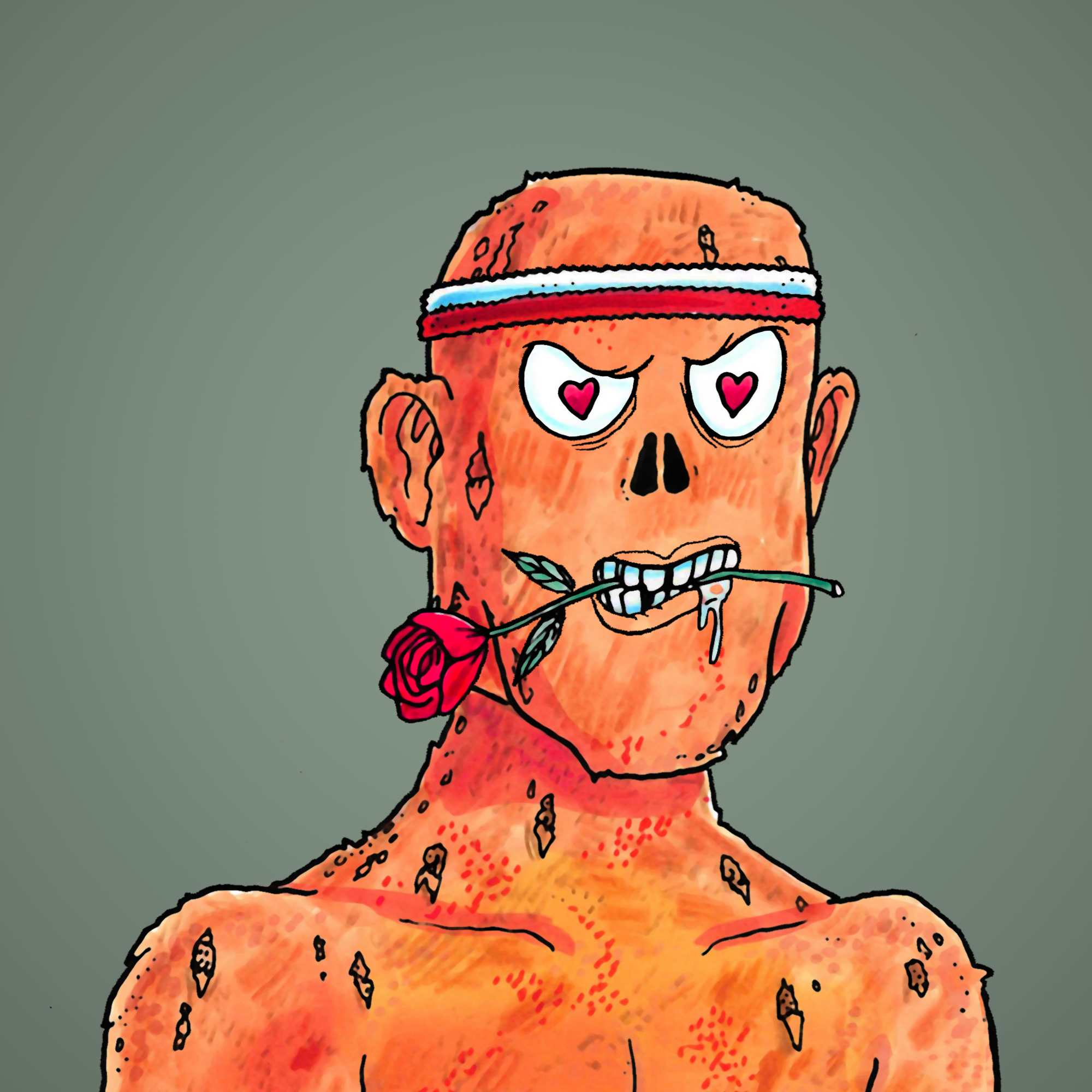 George Trosley - Jungle Freaks - Jungle Freak 1808 - NFT # 1808