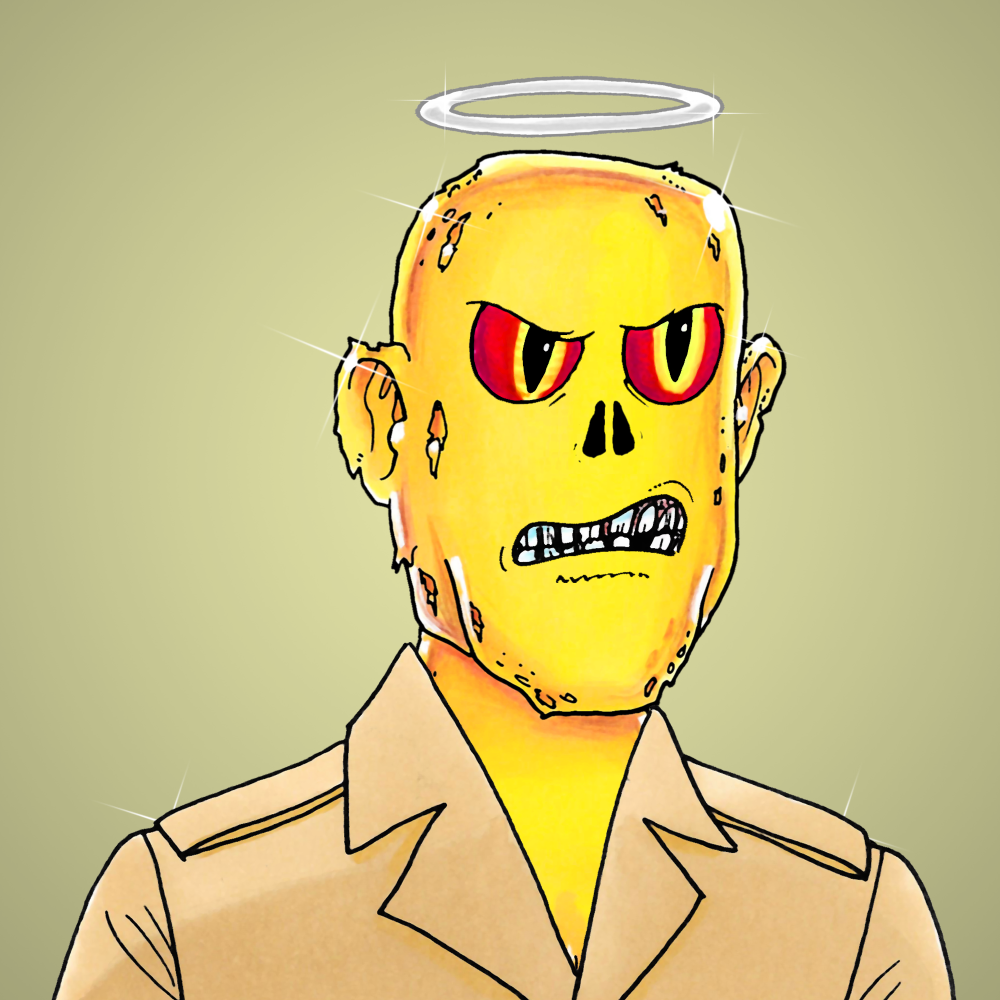 George Trosley - Jungle Freaks - Jungle Freak 1809 - NFT # 1809