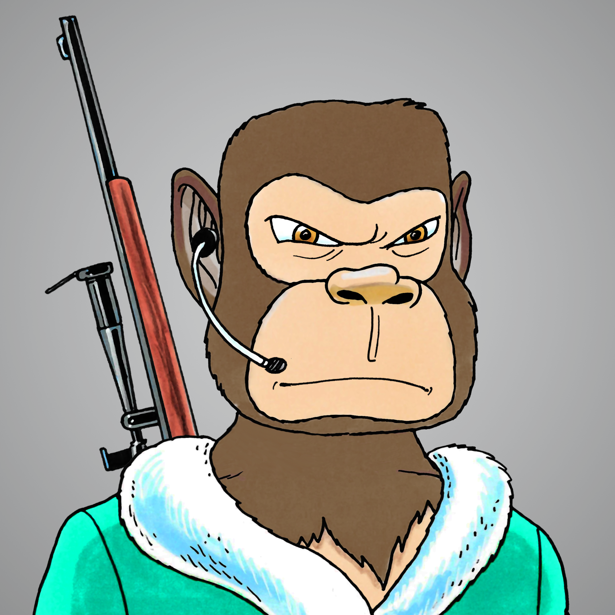 George Trosley - Jungle Freaks - Jungle Freak 1812 - NFT # 1812