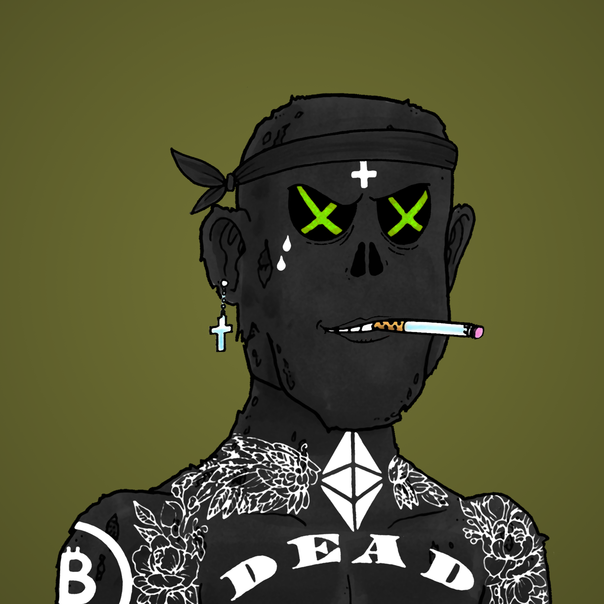 George Trosley - Jungle Freaks - Jungle Freak 1814 - NFT # 1814