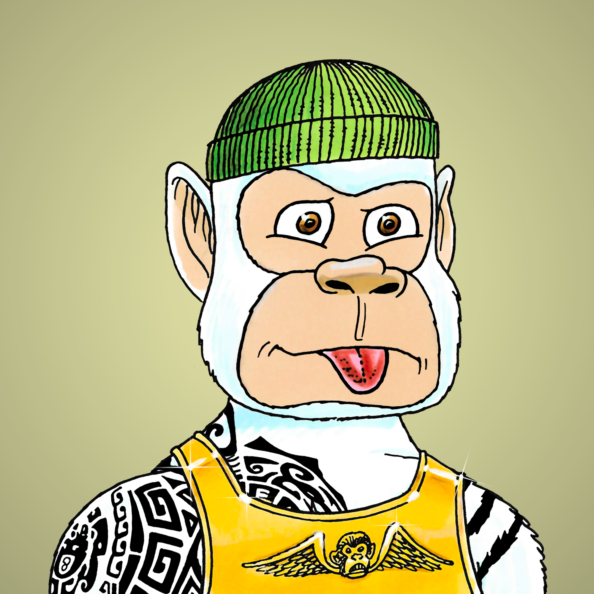 George Trosley - Jungle Freaks - Jungle Freak 1816 - NFT # 1816