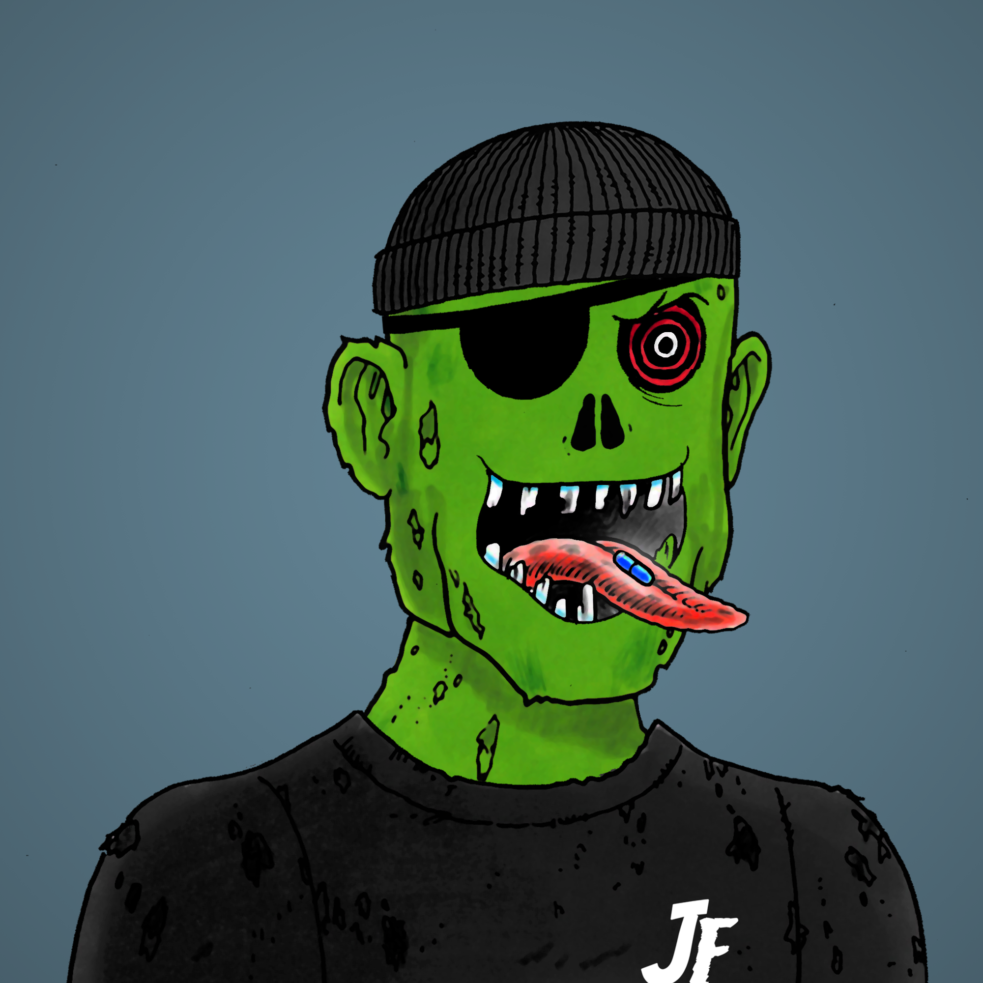 George Trosley - Jungle Freaks - Jungle Freak 1819 - NFT # 1819