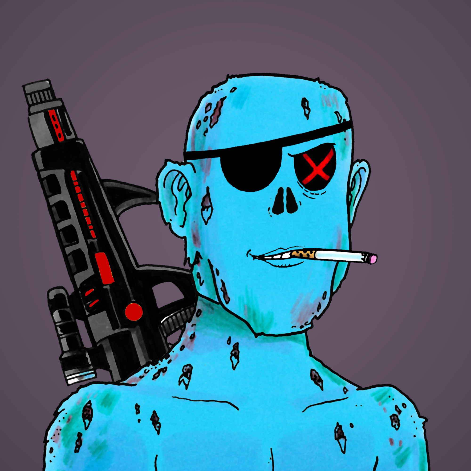 George Trosley - Jungle Freaks - Jungle Freak 182 - NFT # 182