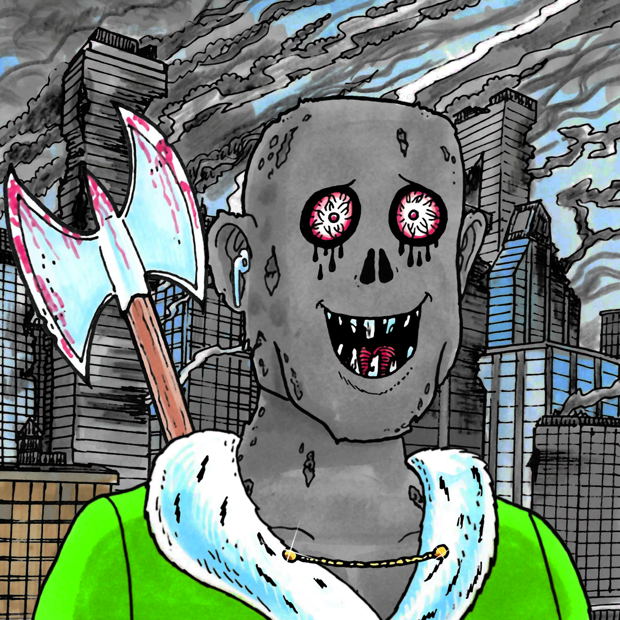 George Trosley - Jungle Freaks - Jungle Freak 1821 - NFT # 1821