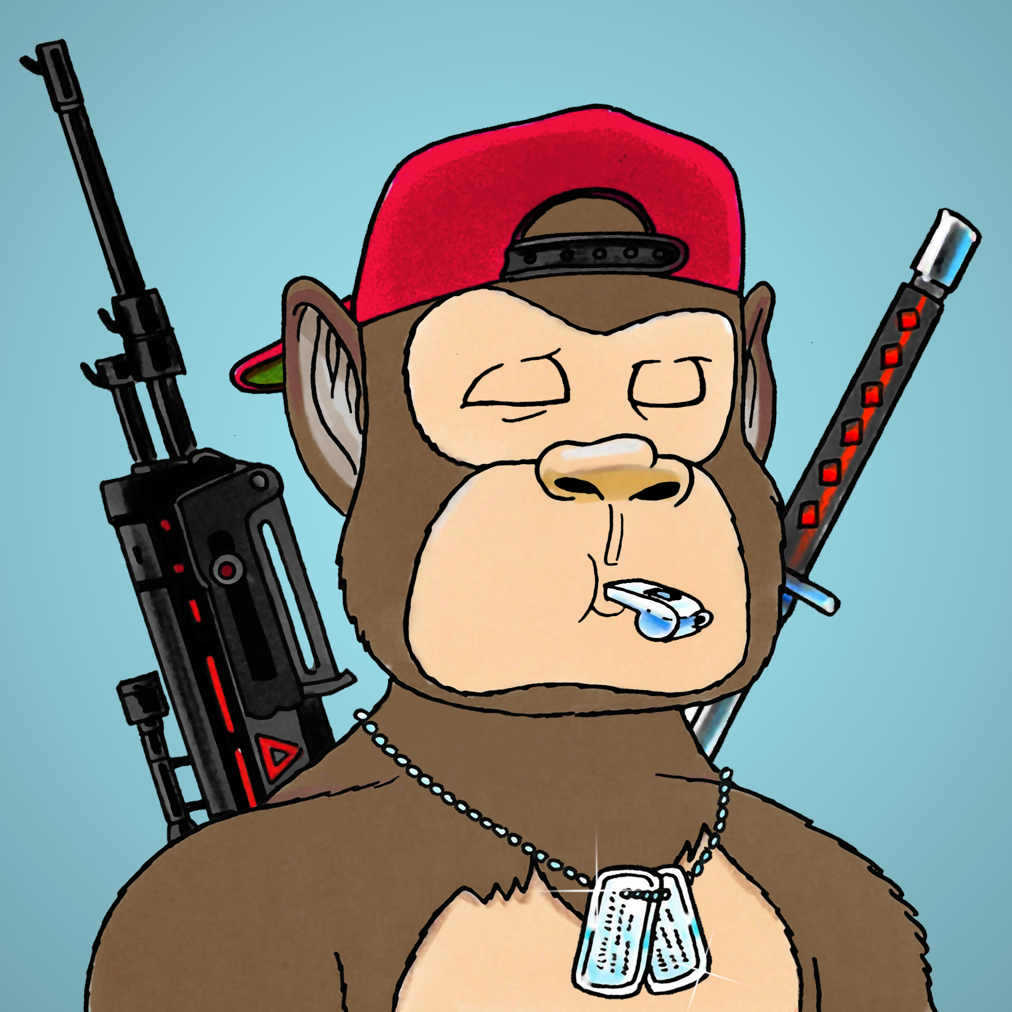 George Trosley - Jungle Freaks - Jungle Freak 1822 - NFT # 1822